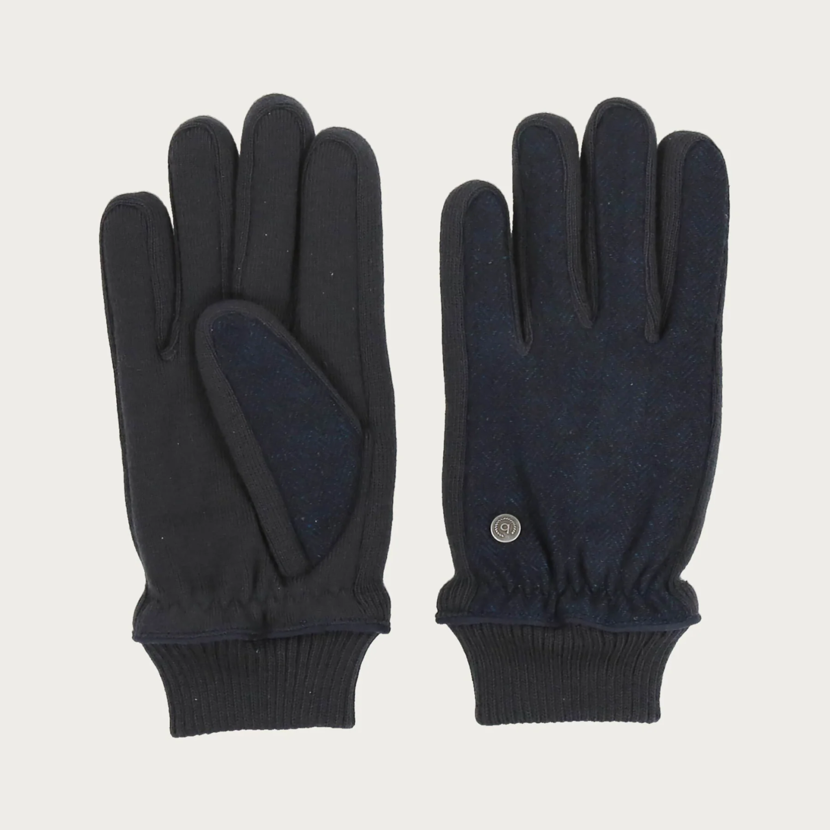 Bugatti BUGATTI GLOVES IN HERRINGBONE DESIGN