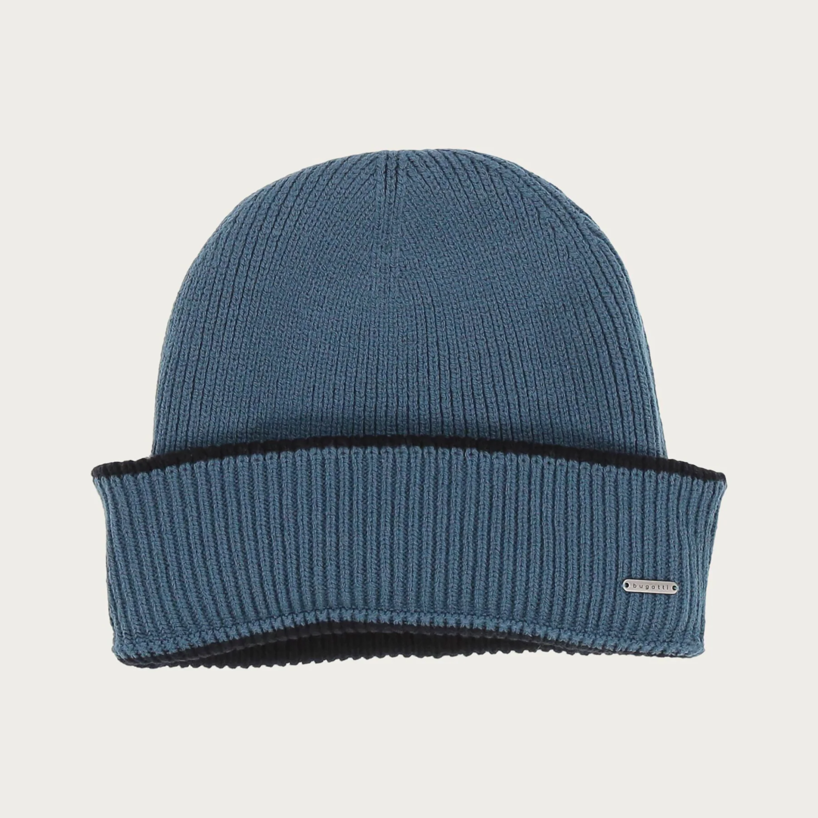 Bugatti BUGATTI REVERSIBLE RIBBED KITTED WOOL BLEND HAT