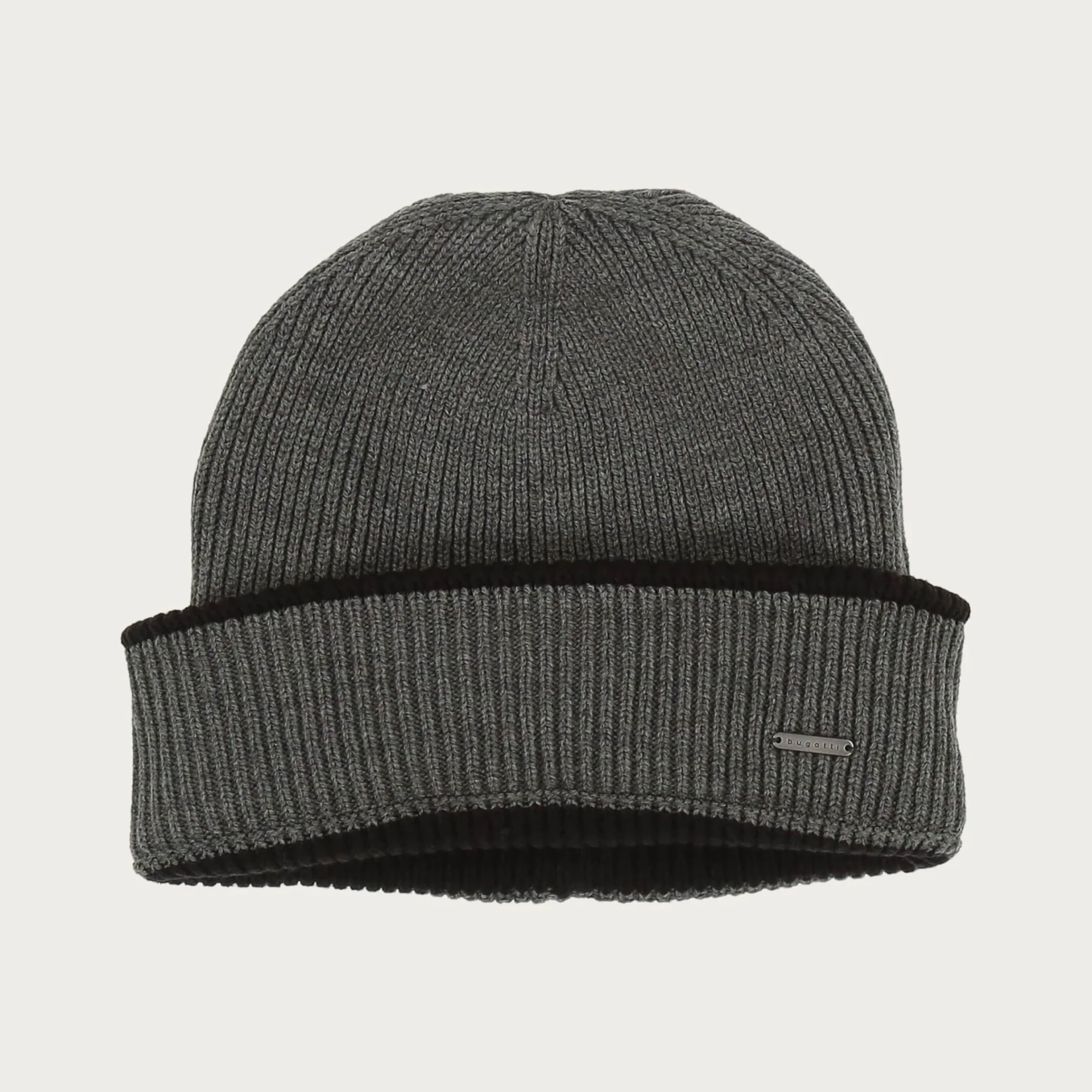 Bugatti BUGATTI REVERSIBLE RIBBED KITTED WOOL BLEND HAT