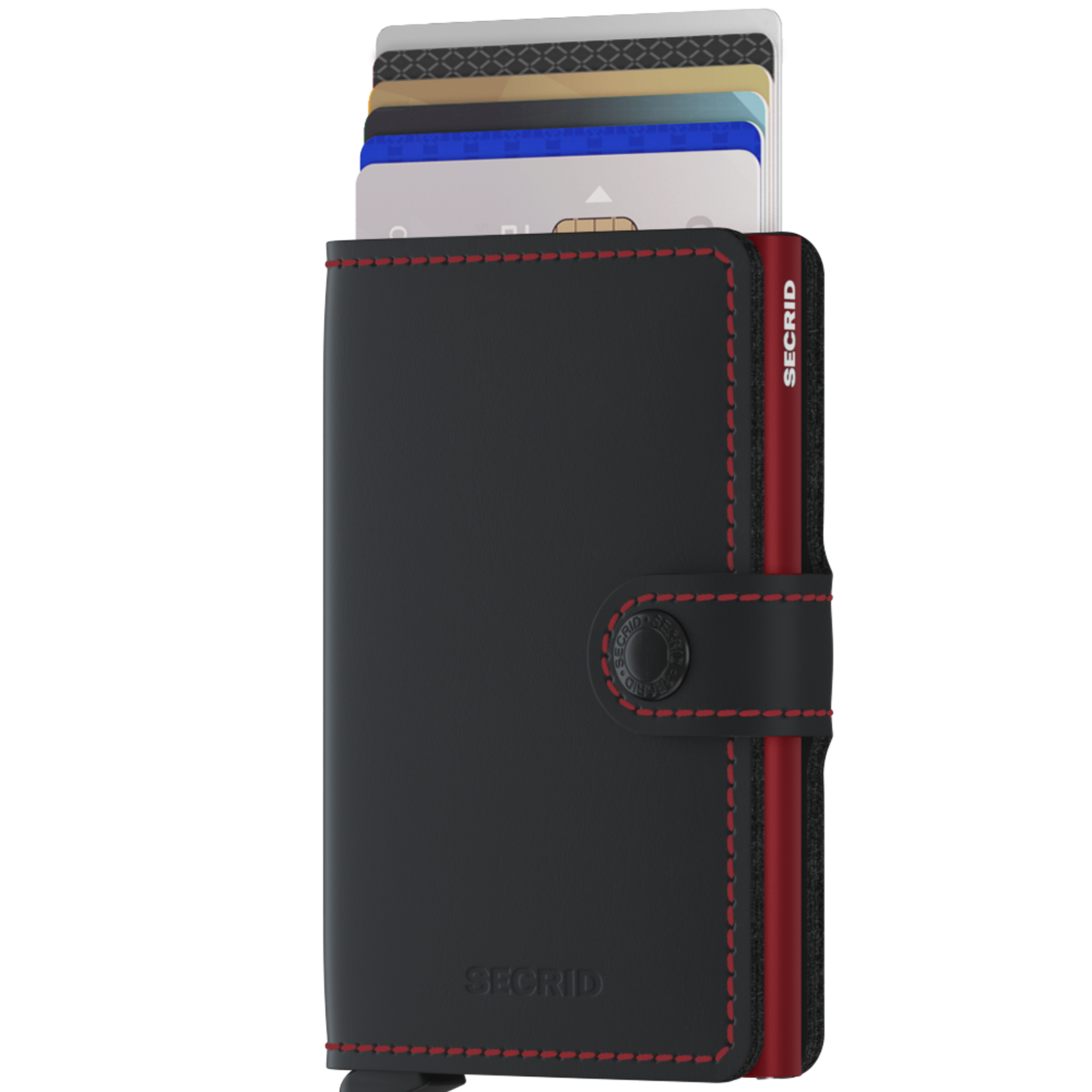 Secrid MATTE BLACK & RED Miniwallet