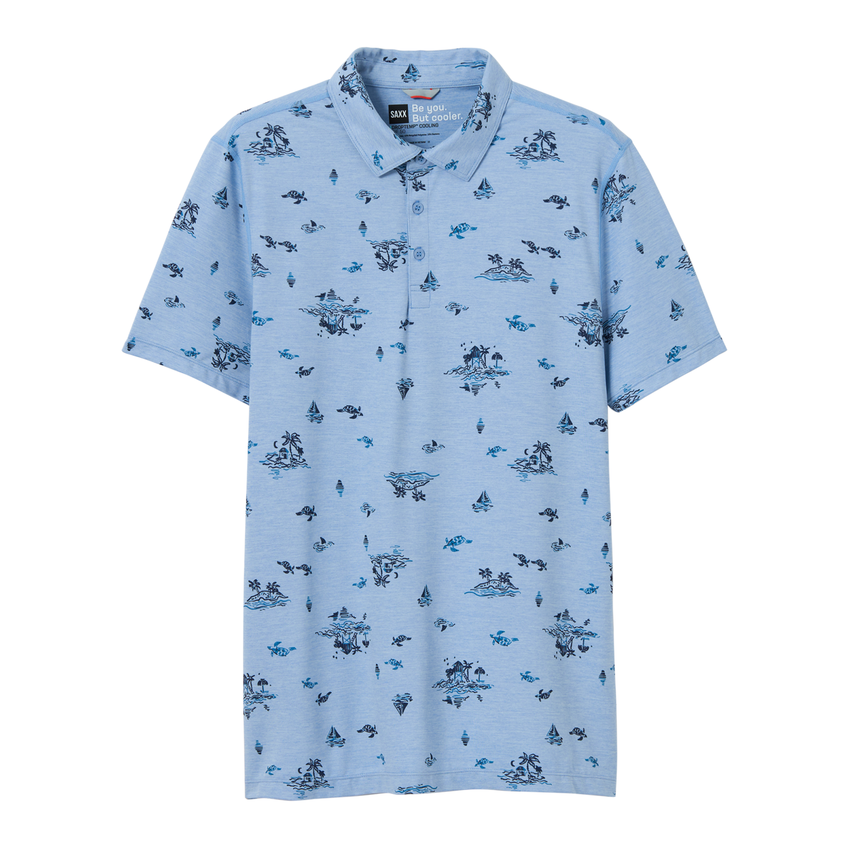 SAXX DROP TEMP POLO | Island Life