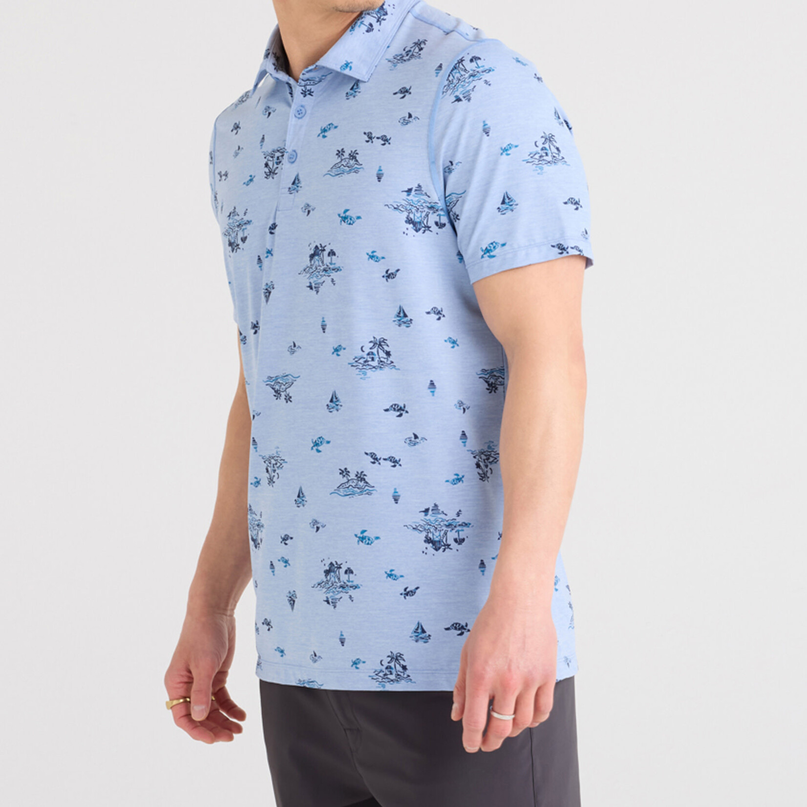 SAXX DROP TEMP POLO | Island Life