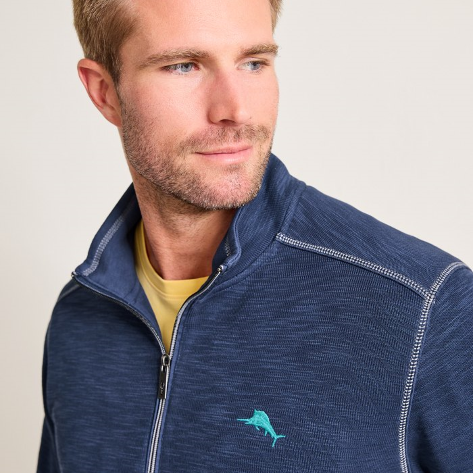 Tommy Bahama TOBAGO BAY FULL ZIP | Island Navy