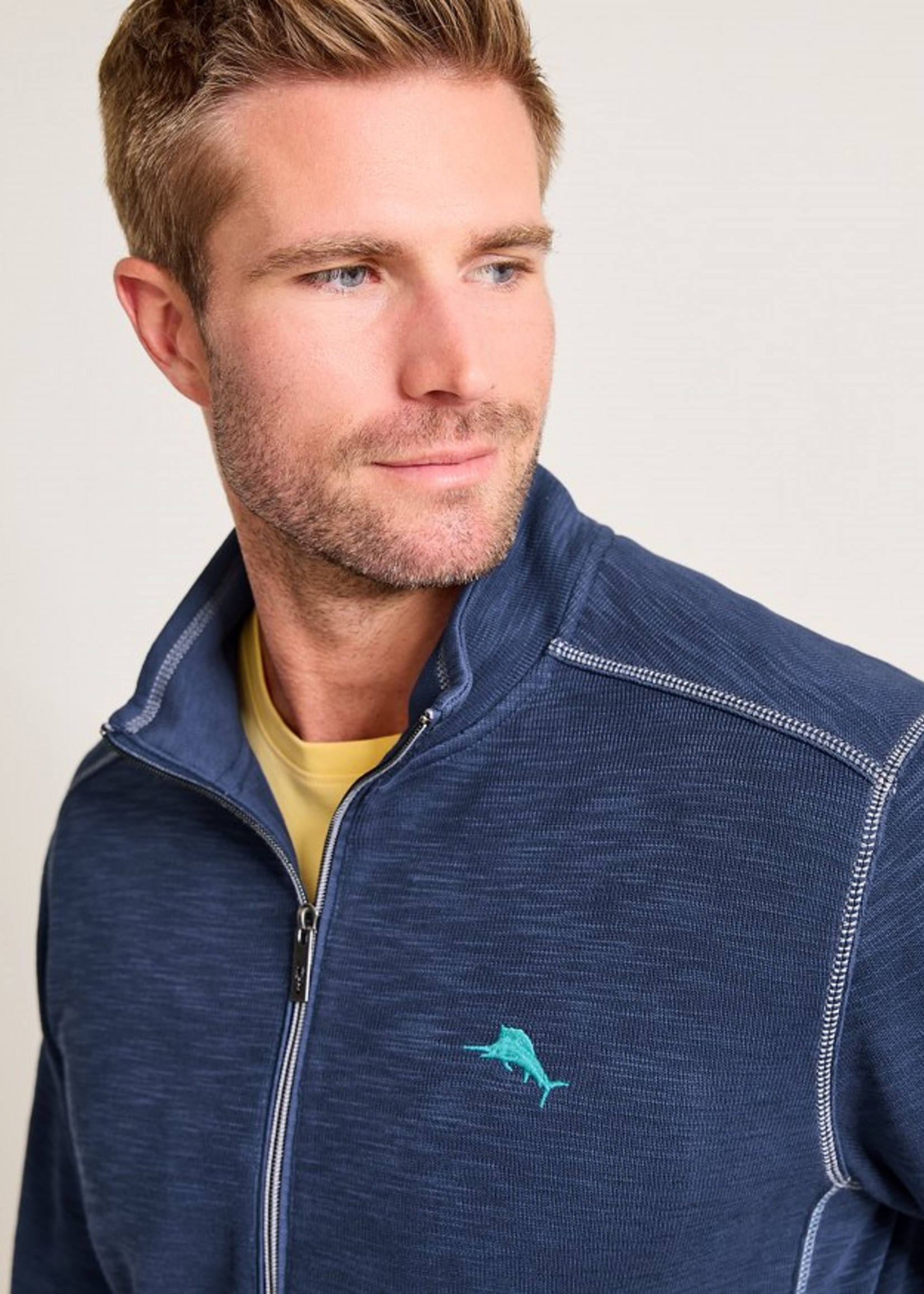 Tommy Bahama TOBAGO BAY FULL ZIP | Island Navy
