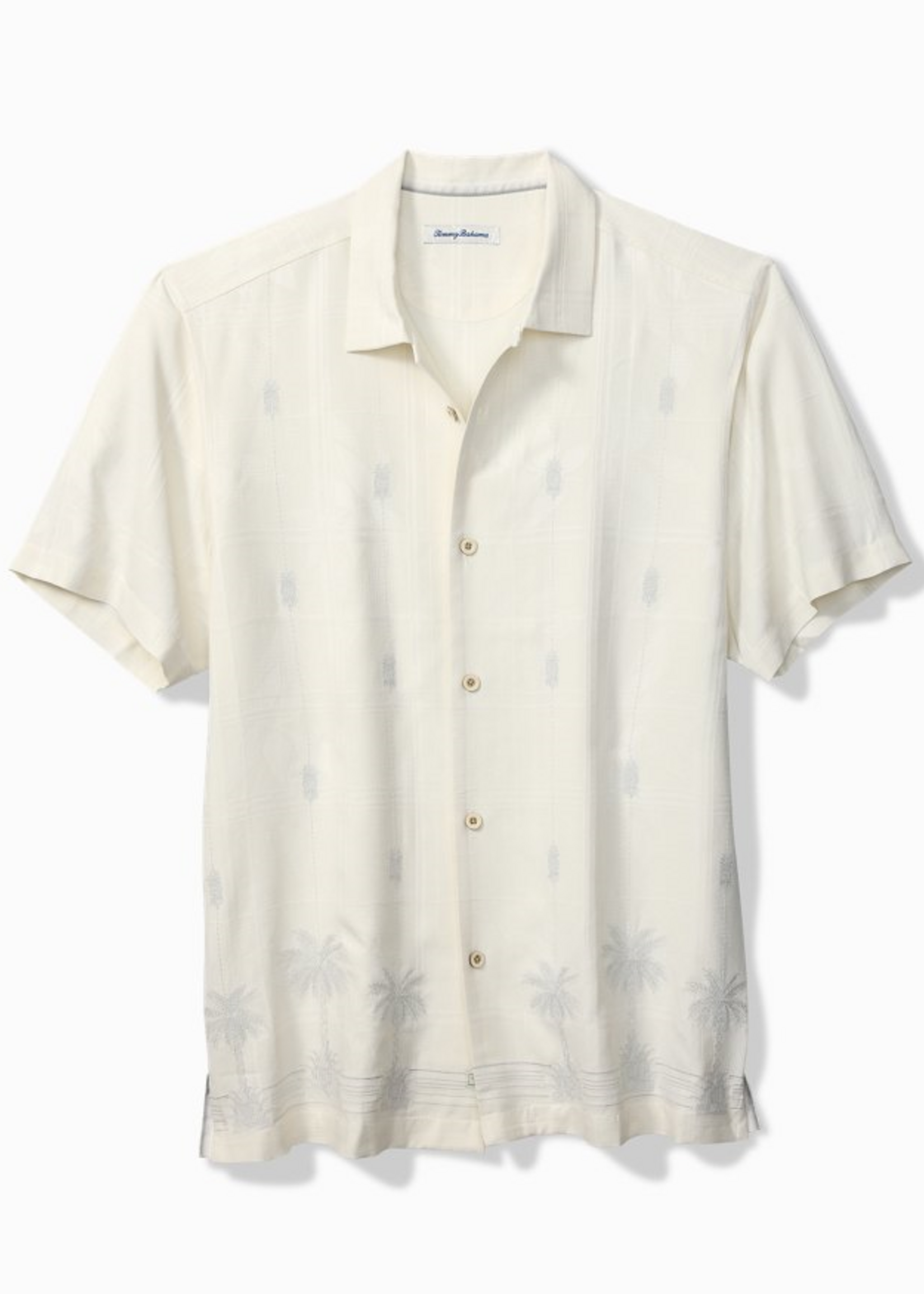 Tommy Bahama PINA PALMS Embroidered Silk Camp