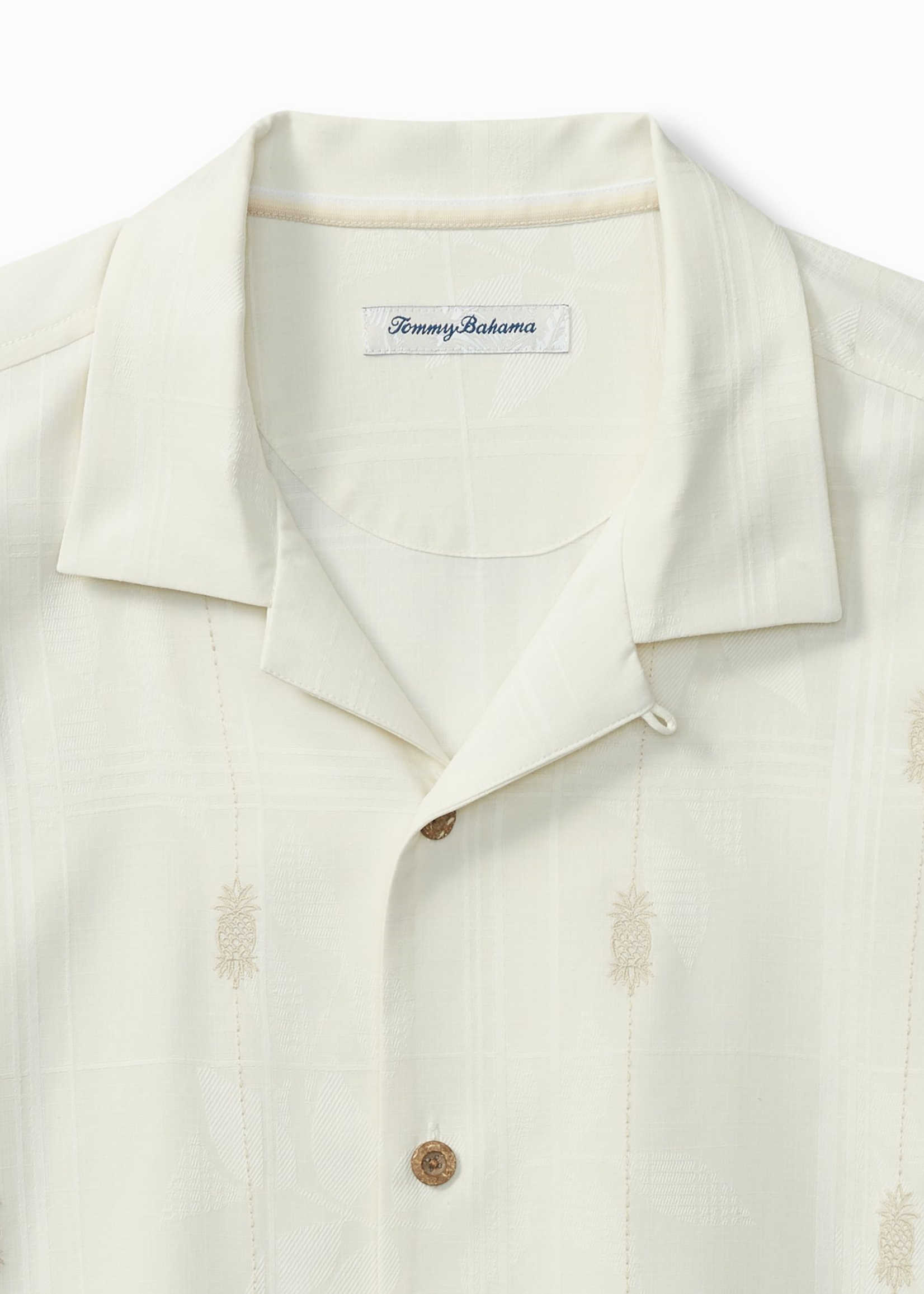 Tommy Bahama PINA PALMS Embroidered Silk Camp