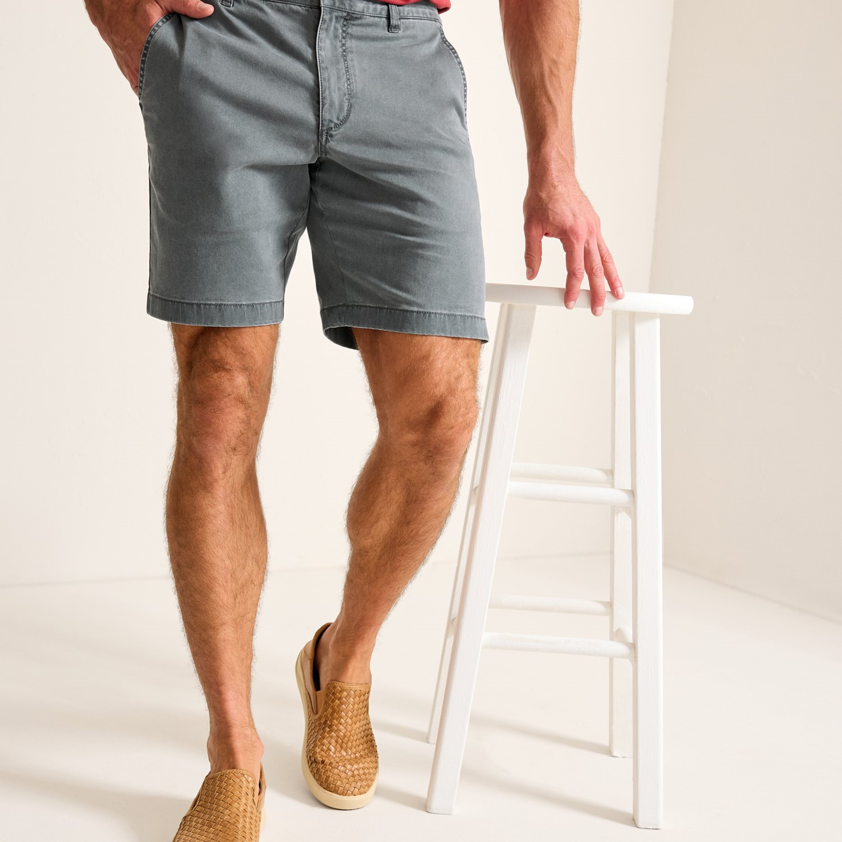 Tommy Bahama BORACAY 9" Chino Short | Fog Grey