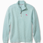 Tommy Bahama Tommy - TOBAGO BAY 1/2 ZIP | Sterling Blue