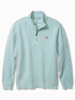 Tommy Bahama Tommy - TOBAGO BAY 1/2 ZIP | Sterling Blue