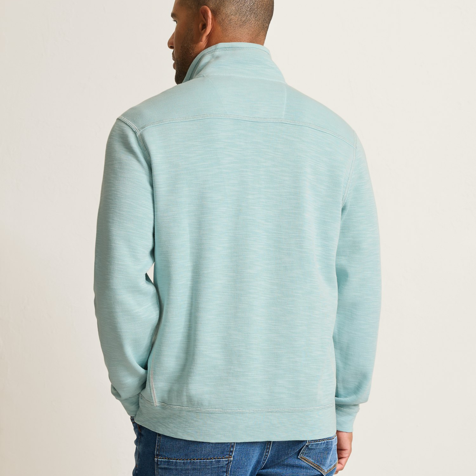 Tommy Bahama TOBAGO BAY 1/2 ZIP SWEATSHIRT | Sterling Blue
