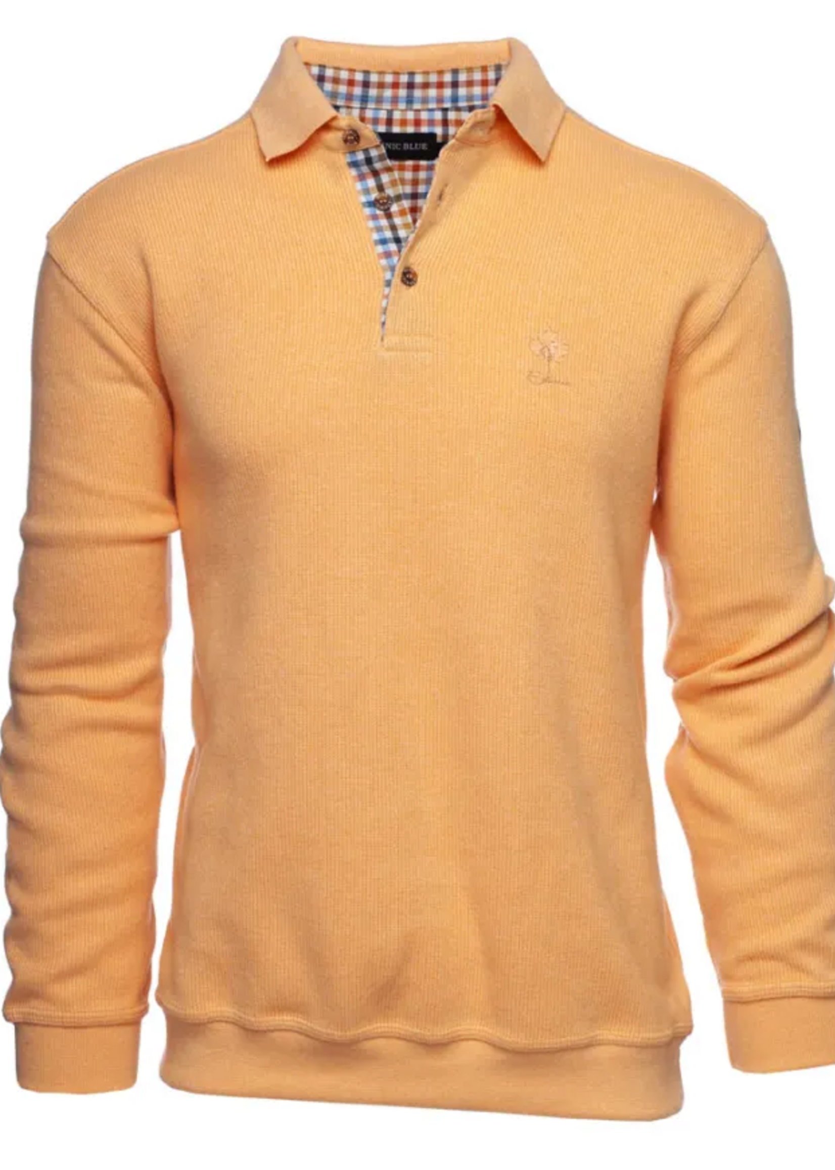 Ethnic Blue SIGNATURE POLO | Peach