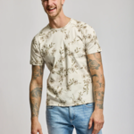 Easy Mondays Easy Monday's - CREW T-SHIRT | Cream Floral