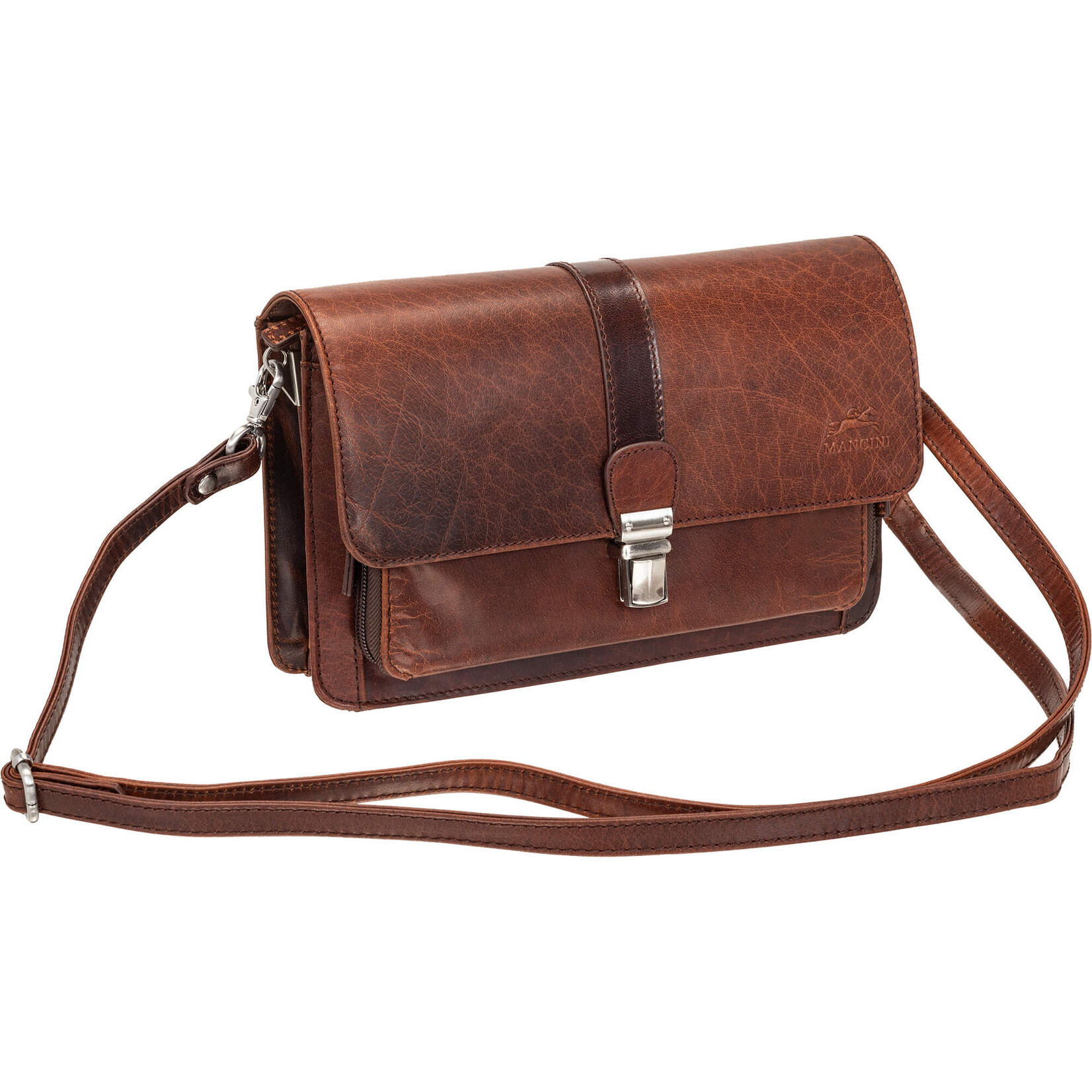 Mancini Buffalo Unisex Bag with Front Organizer