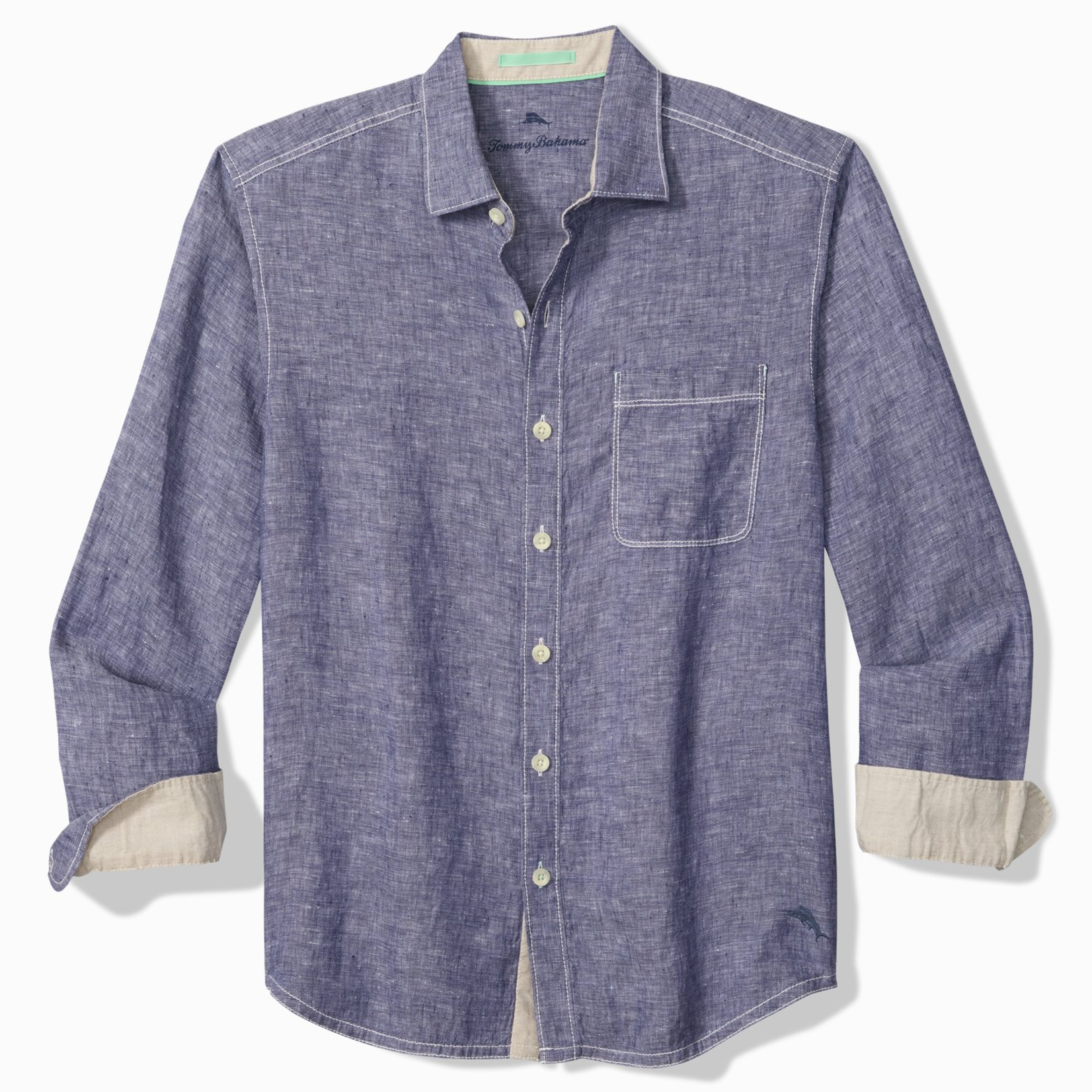 Tommy Bahama LONG SLEEVE PARADISE BREEZER | Island Navy