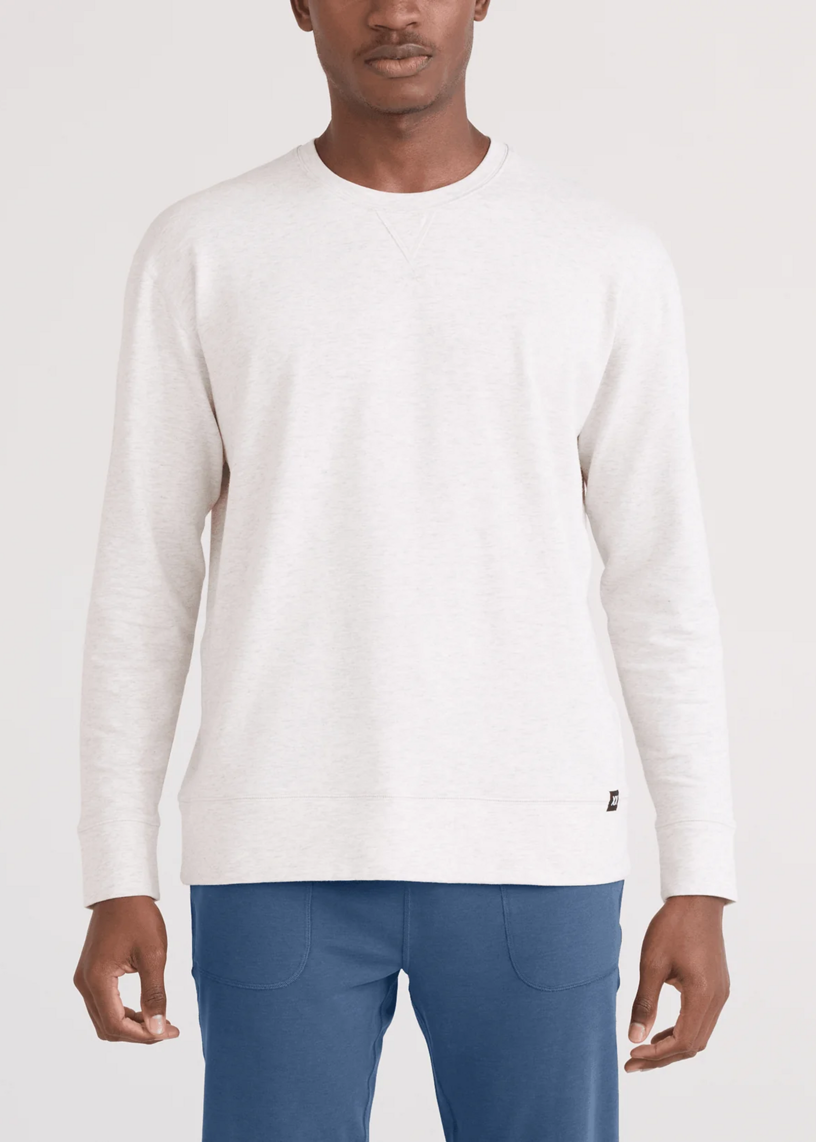 SAXX 3SIX FIVE CREWNECK SWEATSHIRT | Steel Heather