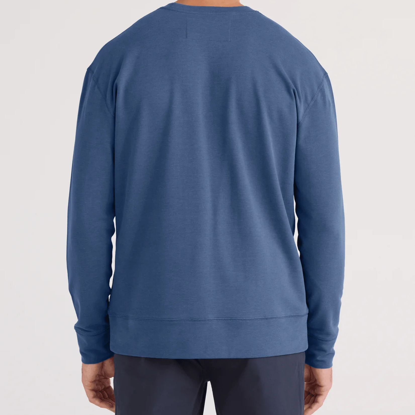 SAXX 3SIX FIVE CREWNECK SWEATSHIRT | Washed Indigo