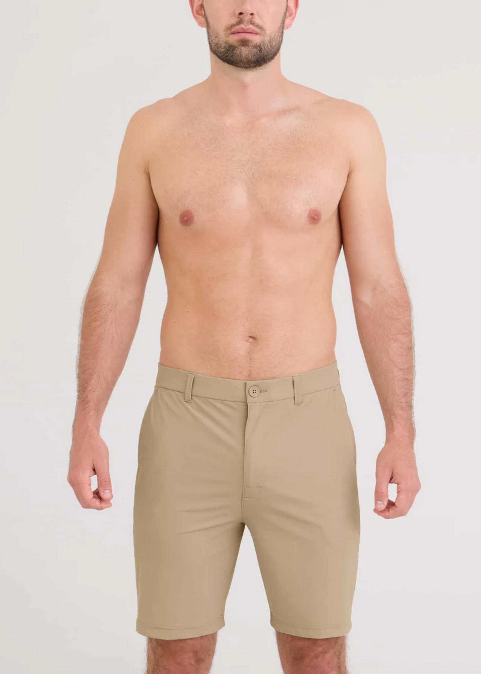 SAXX 8" CADDIE GOLF SHORT | The Perfect Khaki