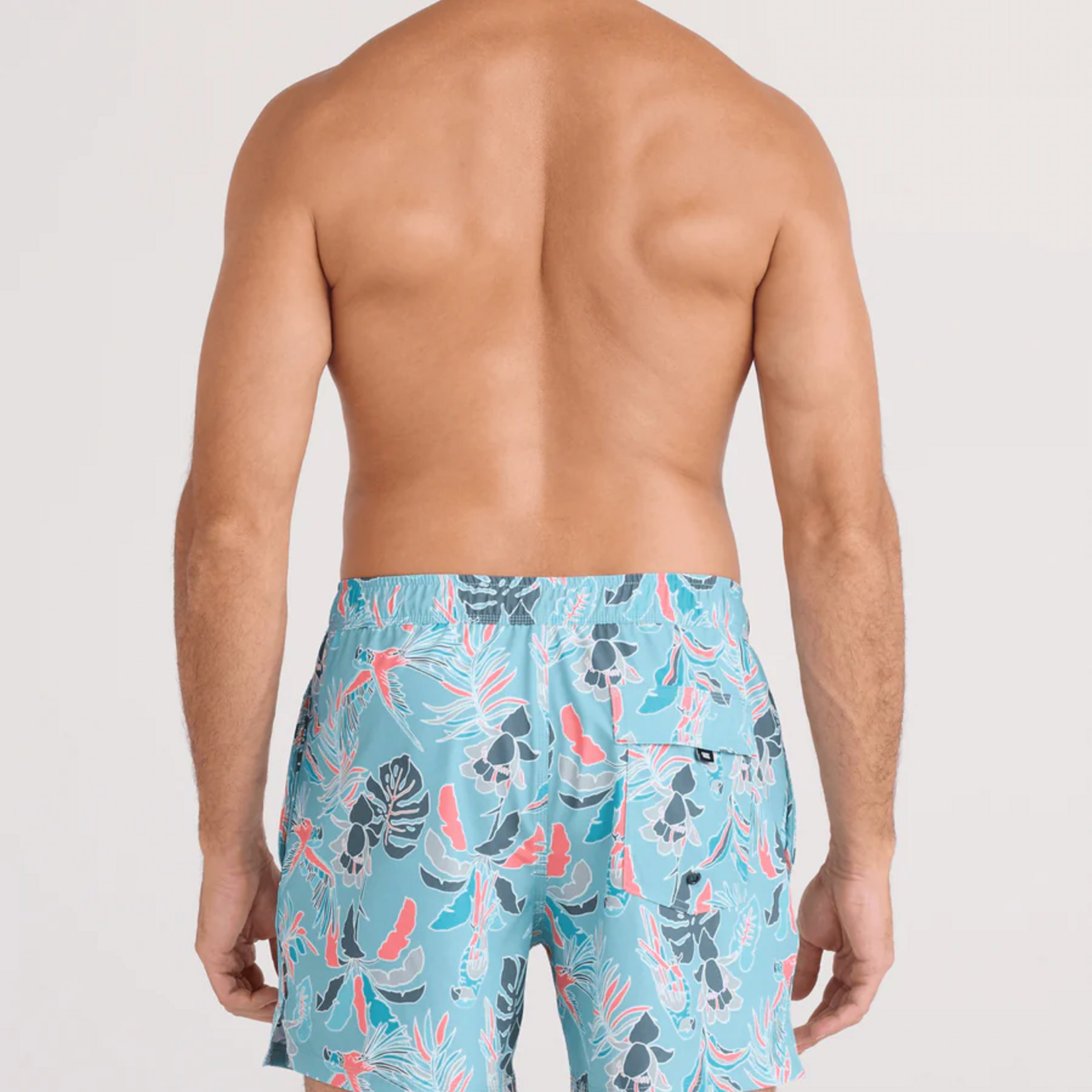 SAXX 5" OH BUOY | ISLAND TROPICS Blue Tide