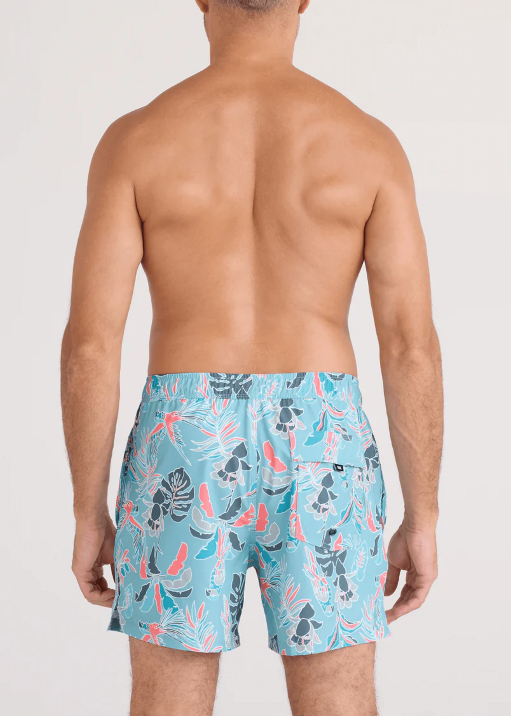 SAXX 5" OH BUOY | ISLAND TROPICS Blue Tide