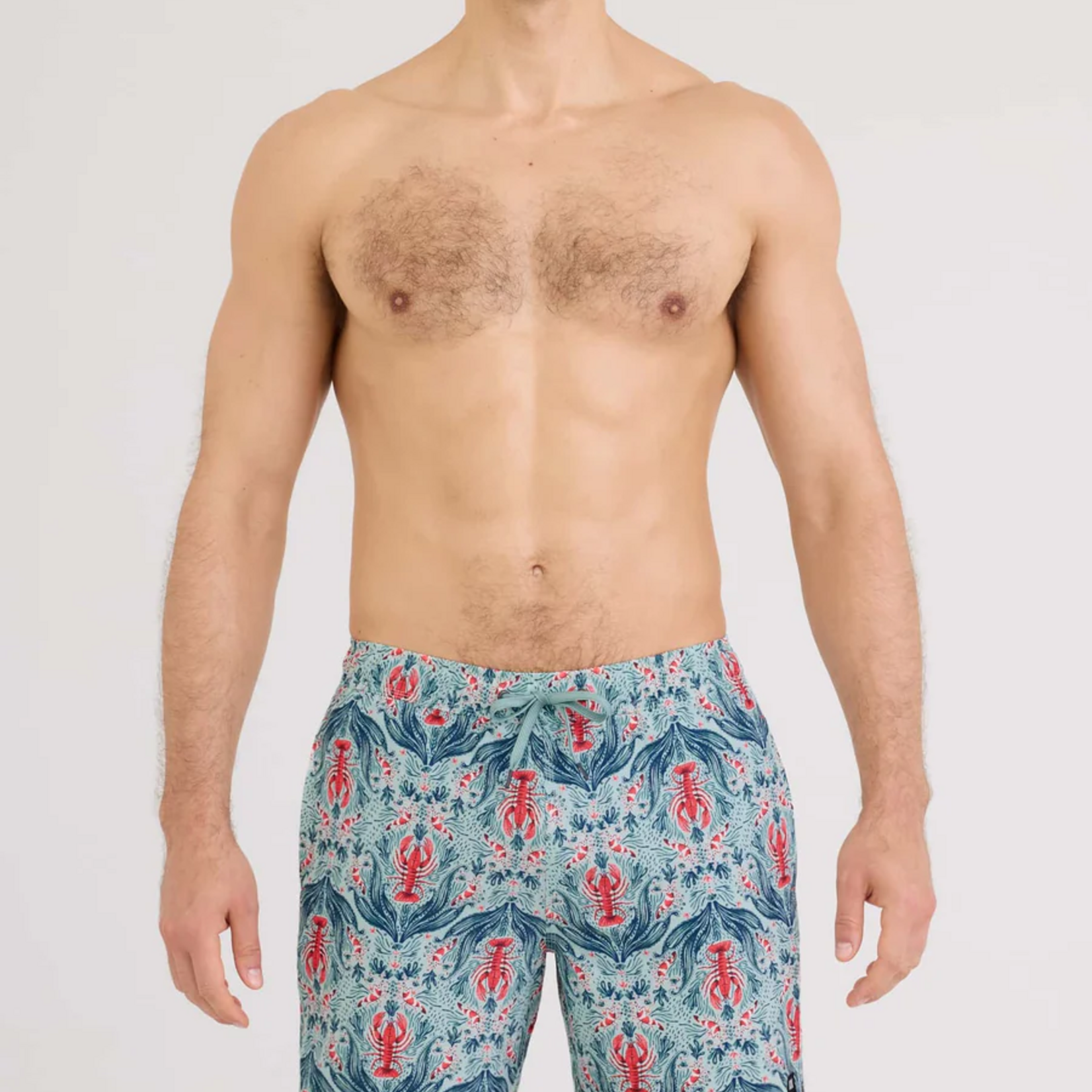 SAXX 7" OH BUOY | Lobster Flourish Mint