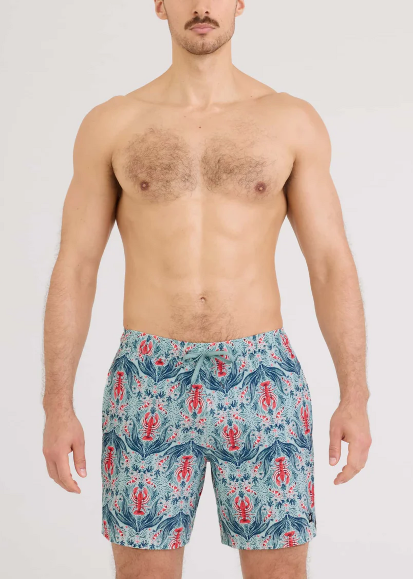 SAXX 7" OH BUOY | Lobster Flourish Mint