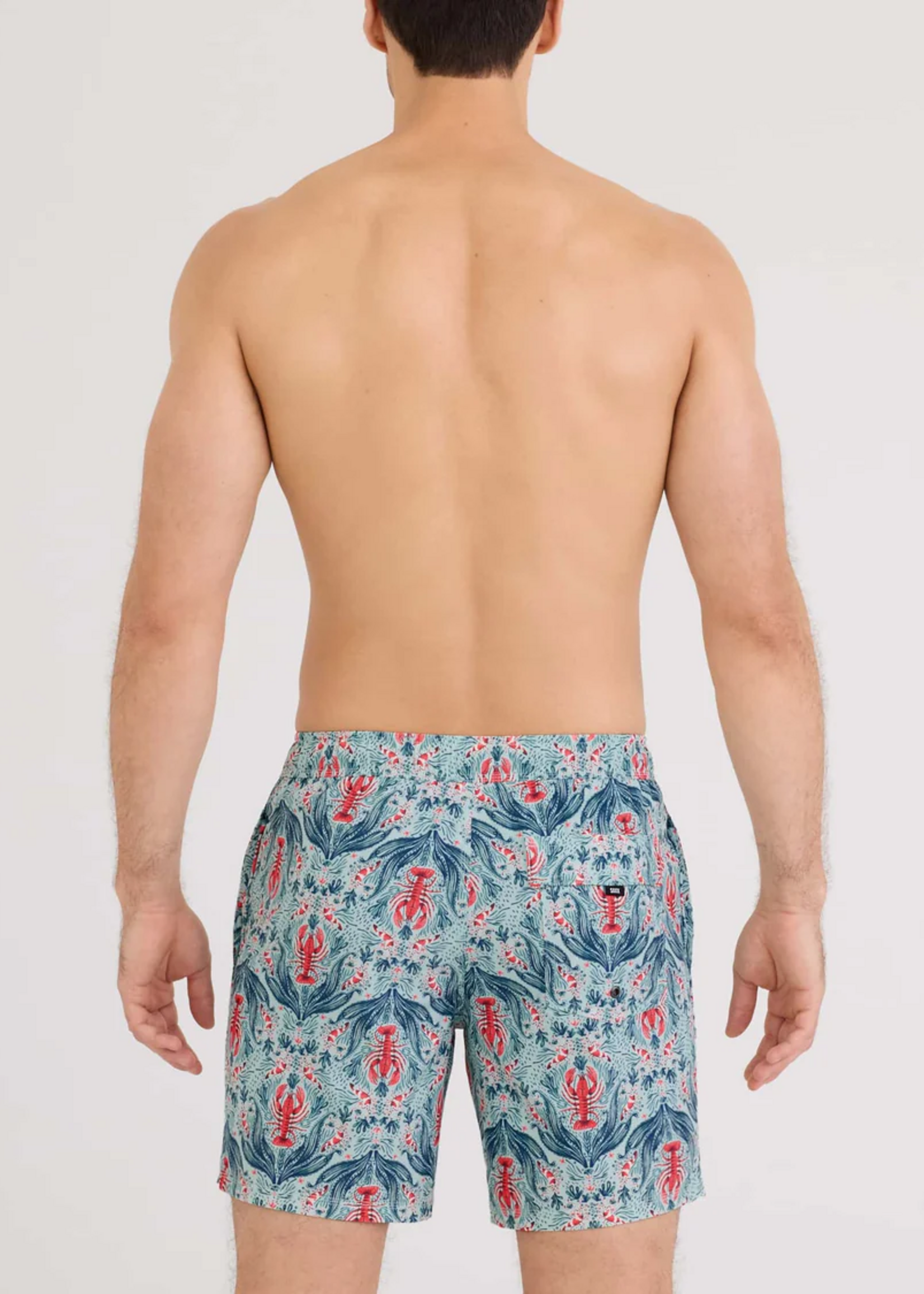 SAXX 7" OH BUOY | Lobster Flourish Mint