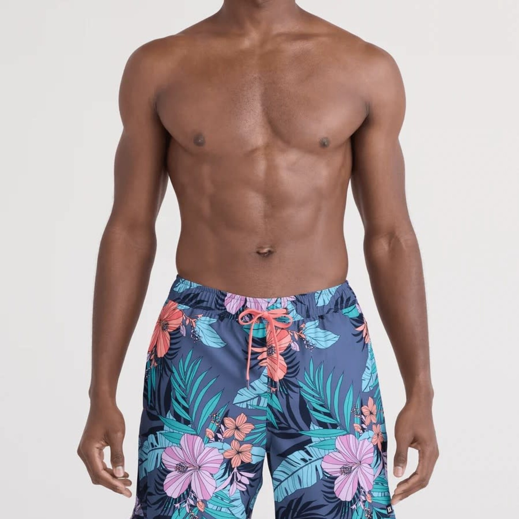 SAXX 7" OH BUOY | Hibiscus Jungle Indigo