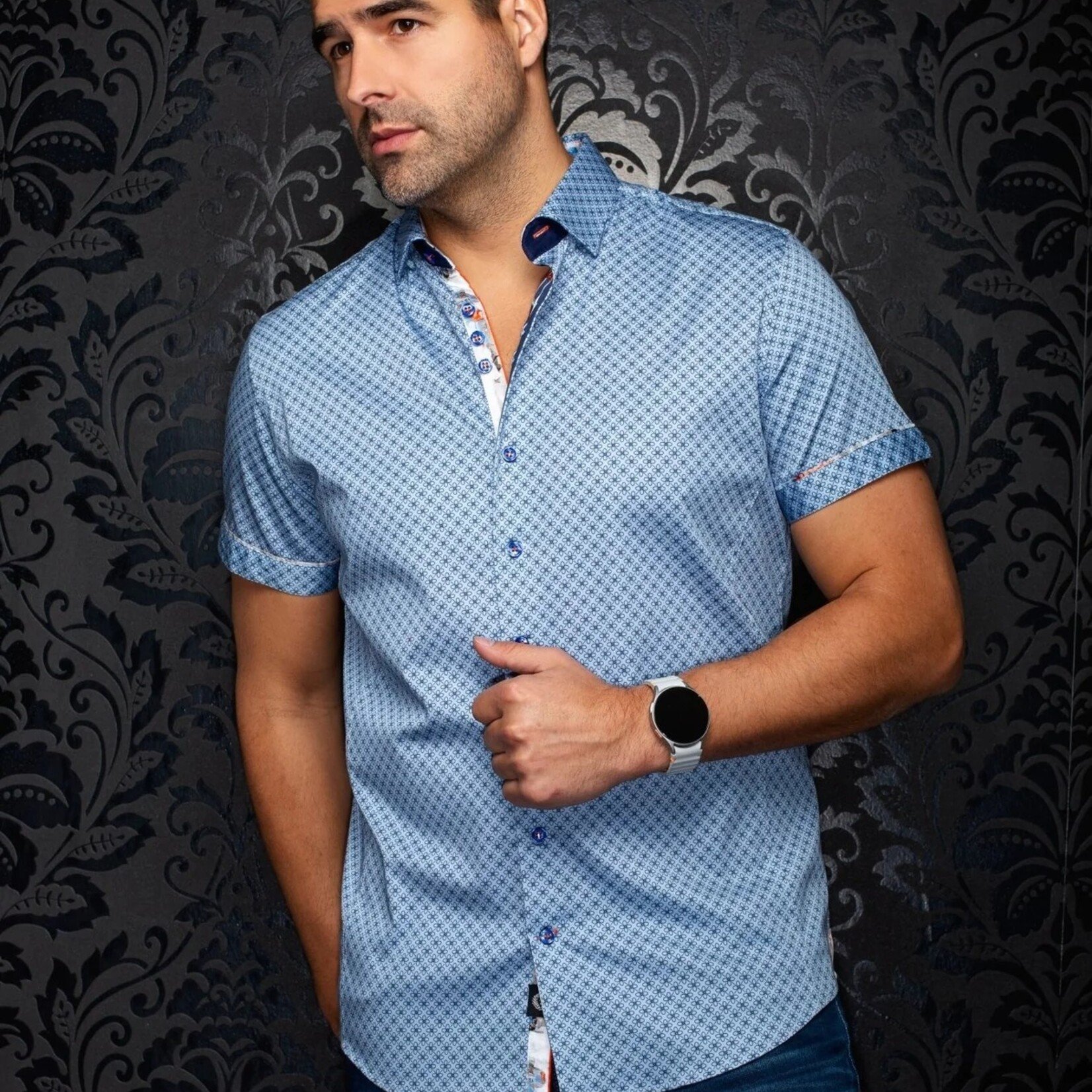 Au Noir ALONA SHORT SLEEVE | Light Blue