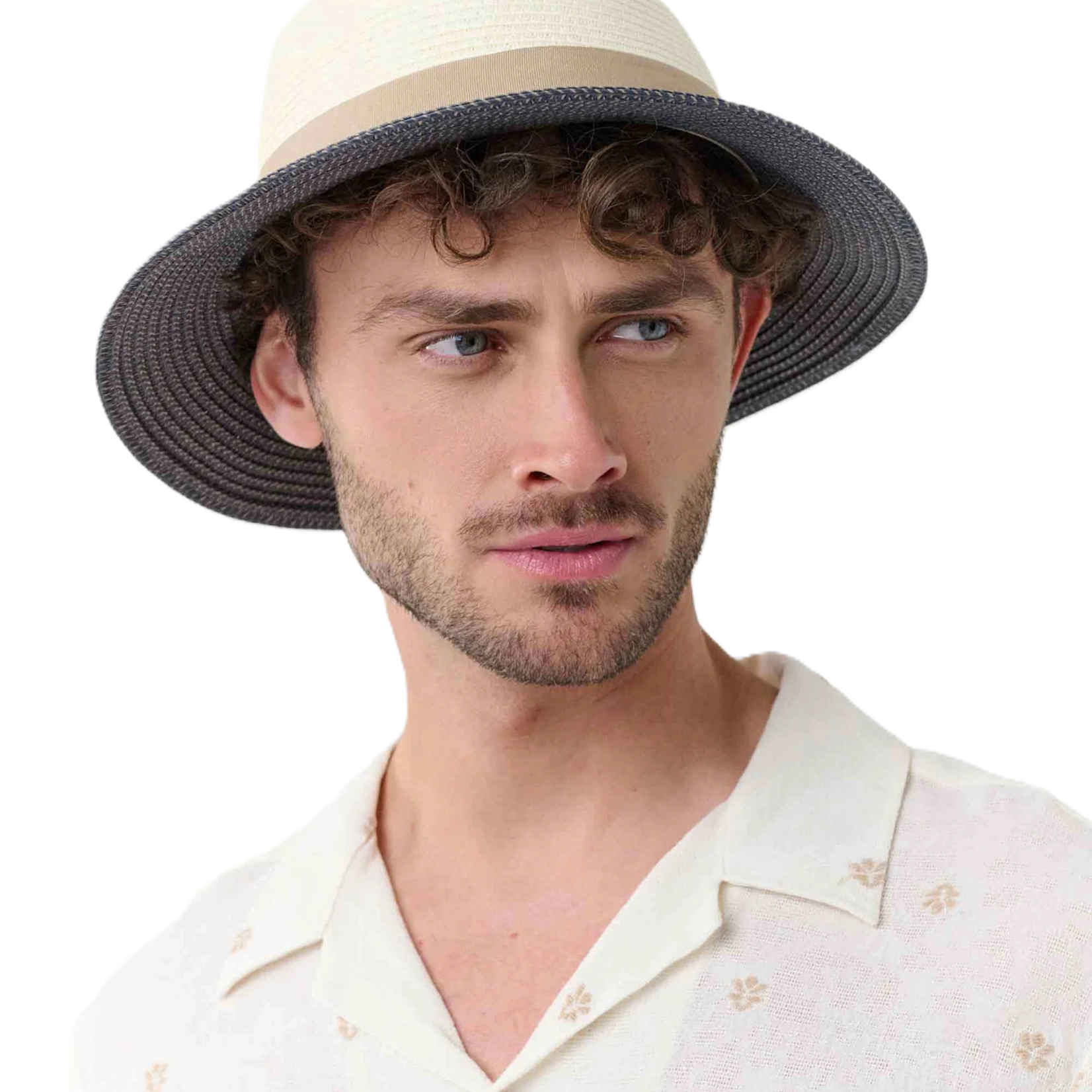 Bugatti TWO-TONE FEDORA | Navy