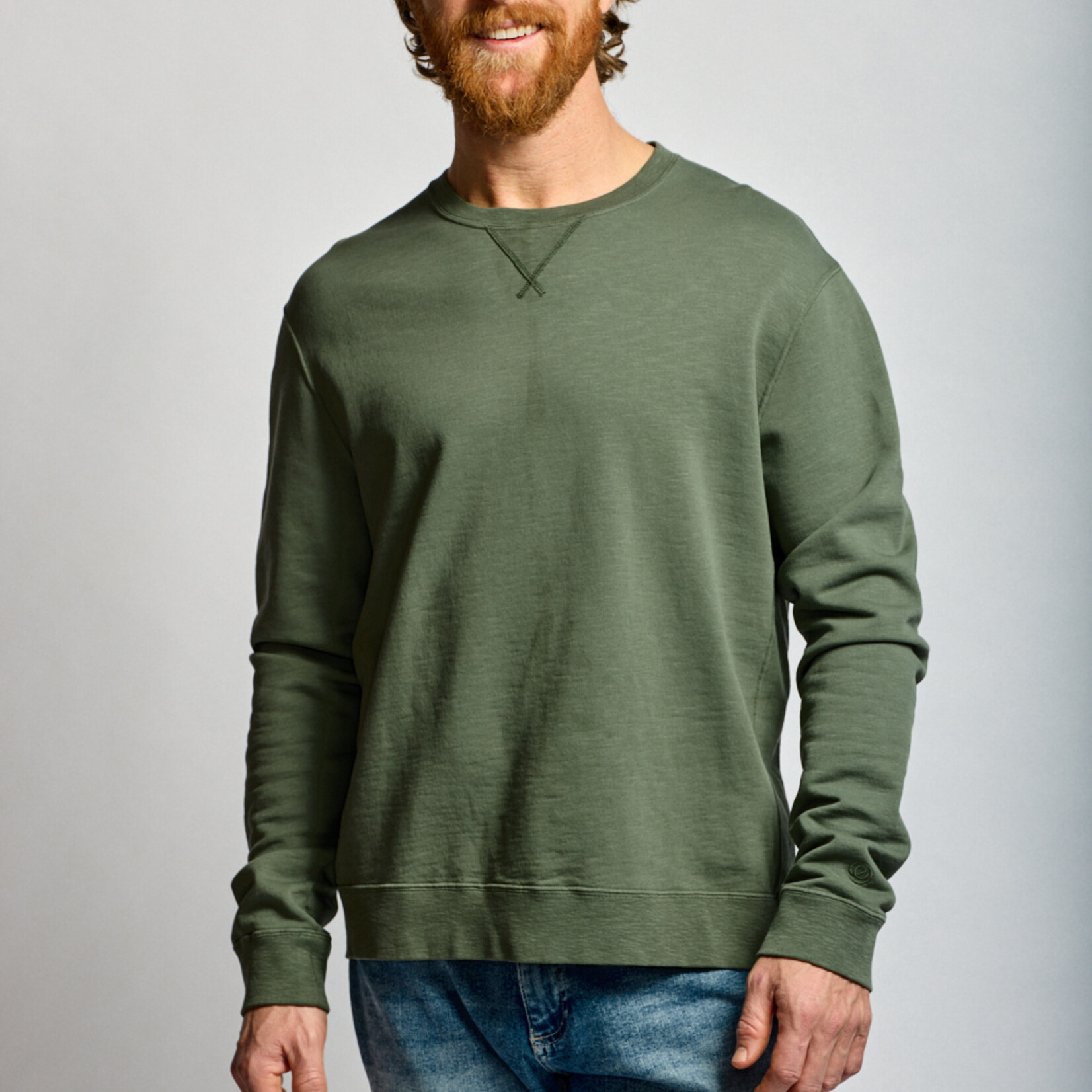 Easy Mondays CREW SLUB SWEATSHIRT | Thyme