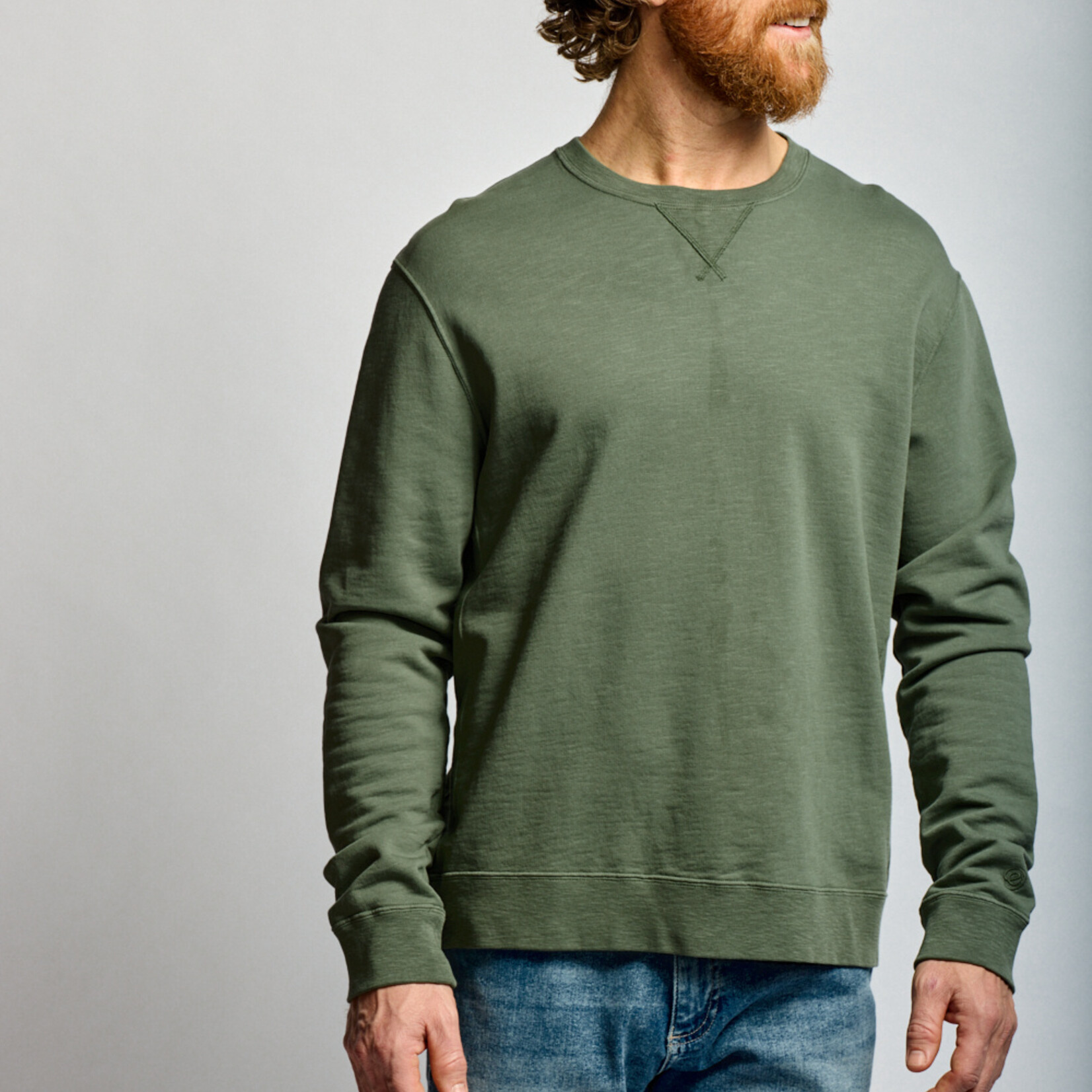 Easy Mondays CREW SLUB SWEATSHIRT | Thyme