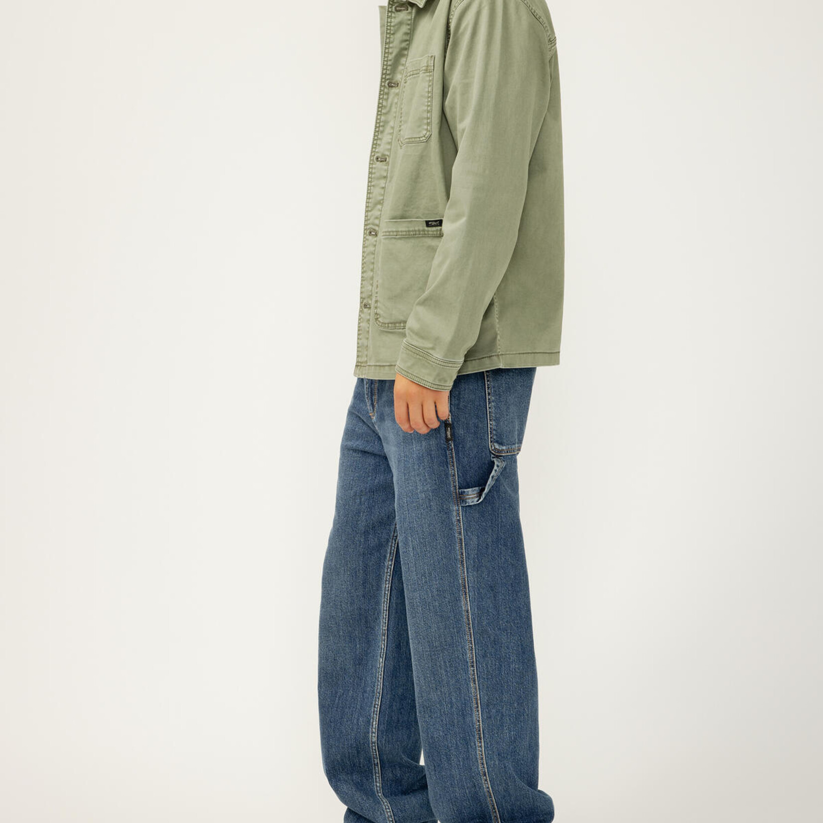 Silver Jeans TWILL CHORE JACKET | Palm Green