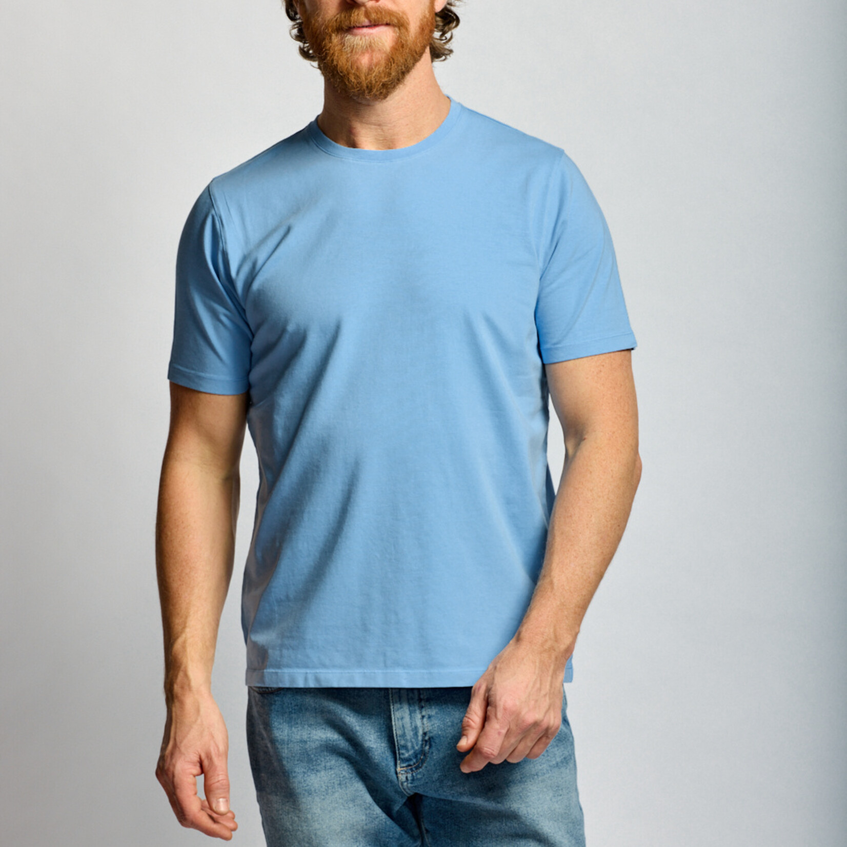 Easy Mondays CREW NECK T-SHIRT | Azure