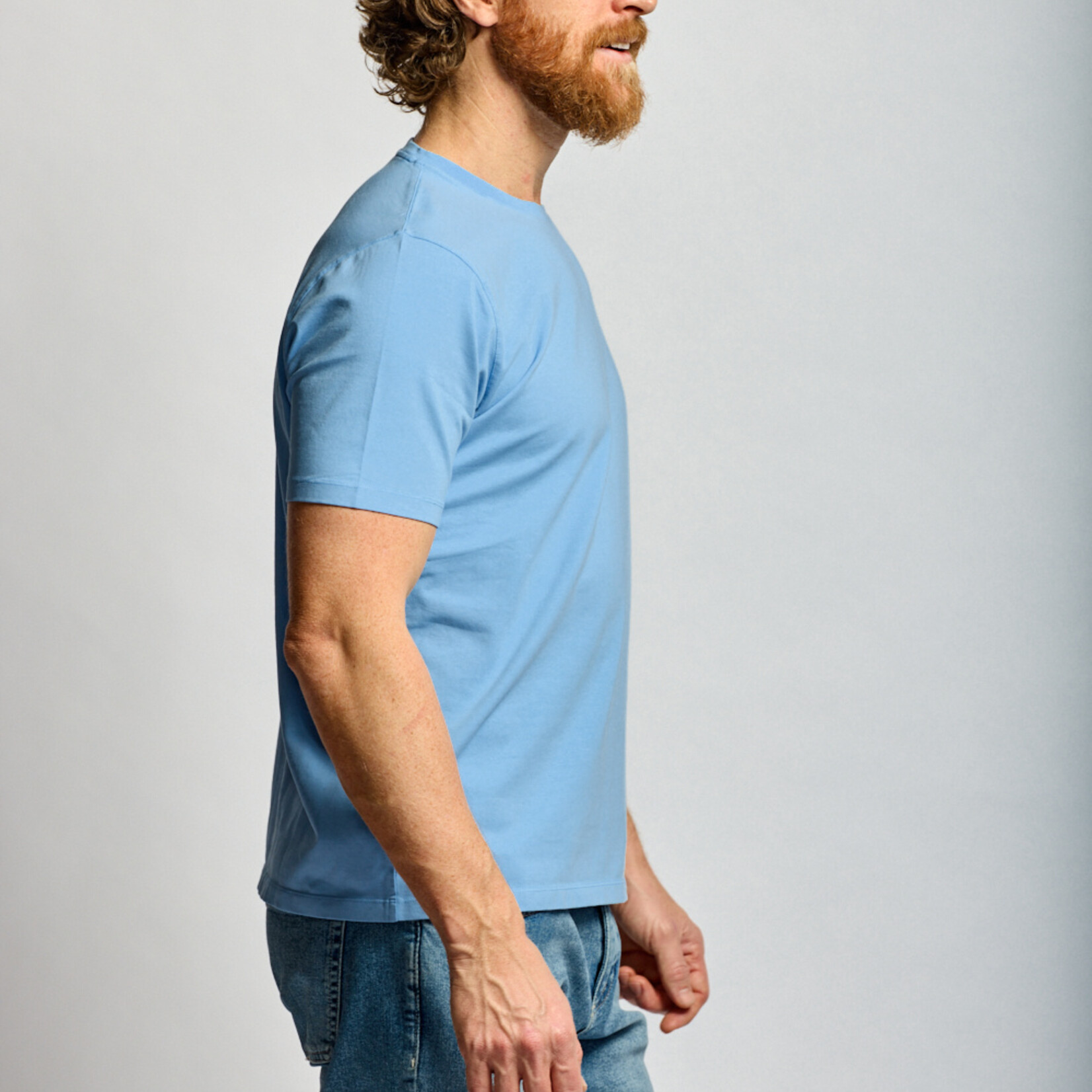 Easy Mondays CREW NECK T-SHIRT | Azure