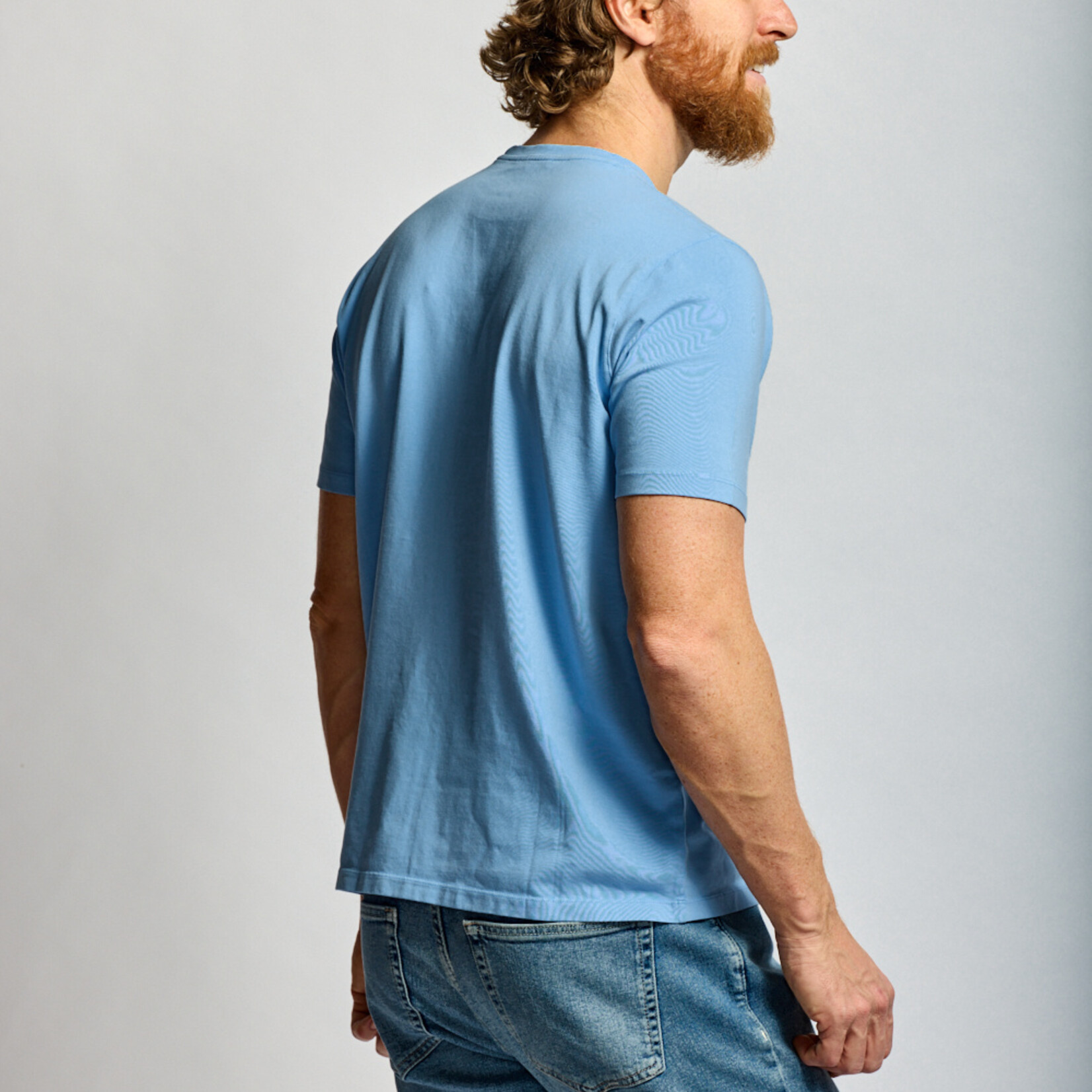 Easy Mondays CREW NECK T-SHIRT | Azure