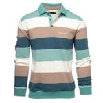 Ethnic Blue Ethnic Blue - STRIPED L/S POLO | 90921