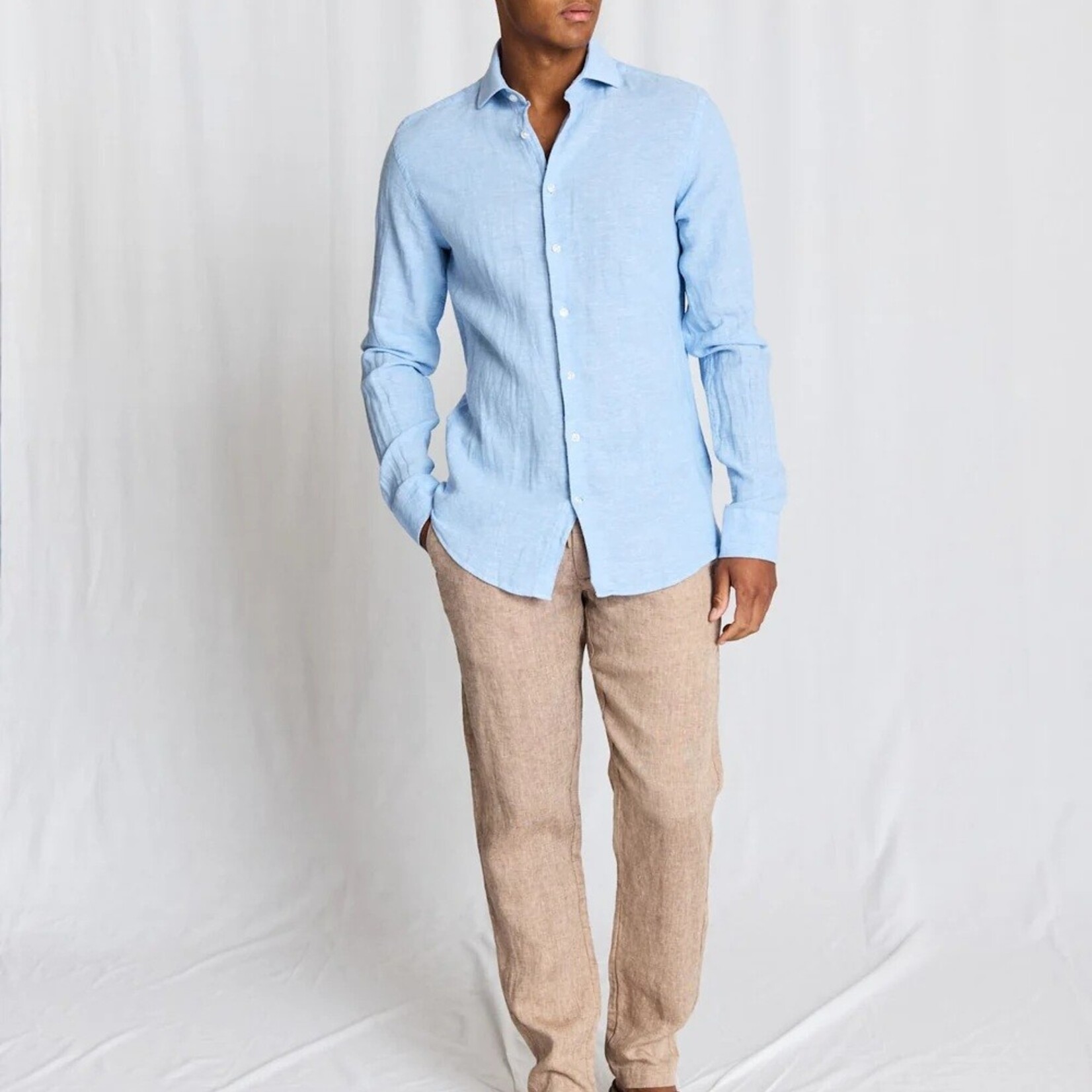 Bruun & Stengade TAHAKA LINEN BLEND | Light Blue