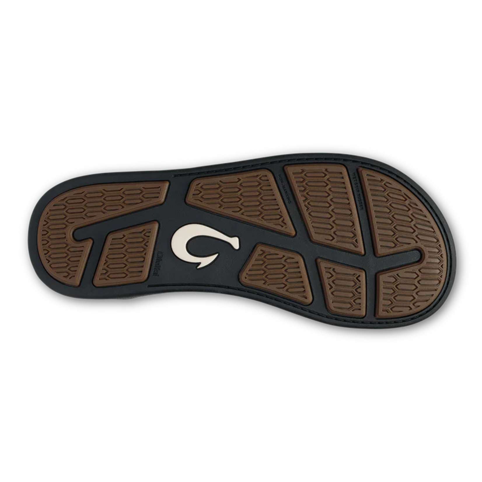 OluKai TUAHINE PALM SANDAL | Lava Rock/Dark Shadow