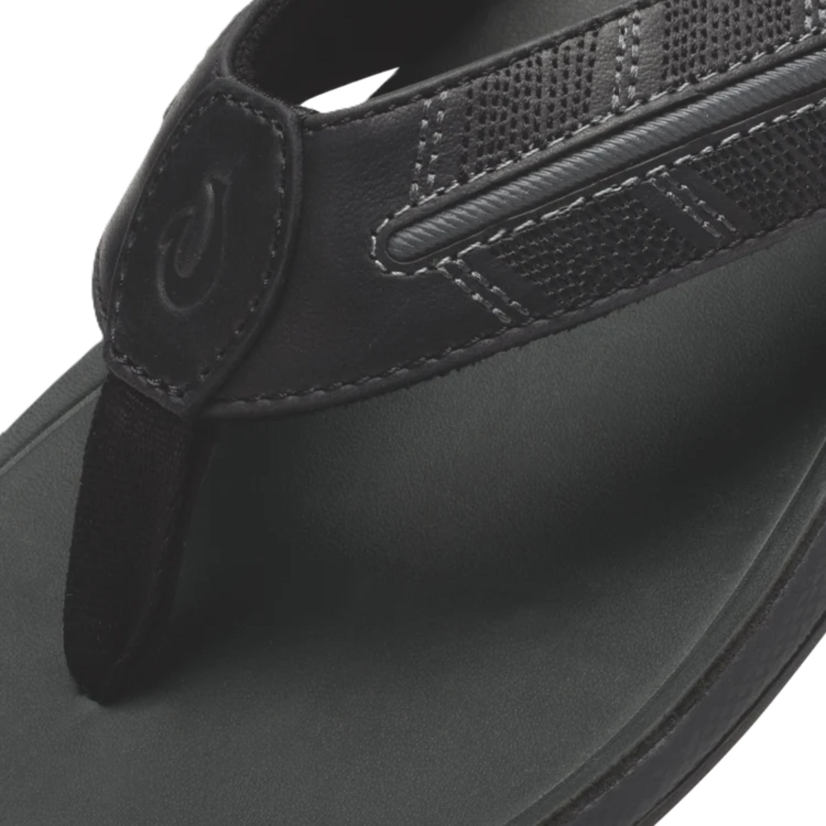 OluKai TUAHINE PALM SANDAL | Lava Rock/Dark Shadow