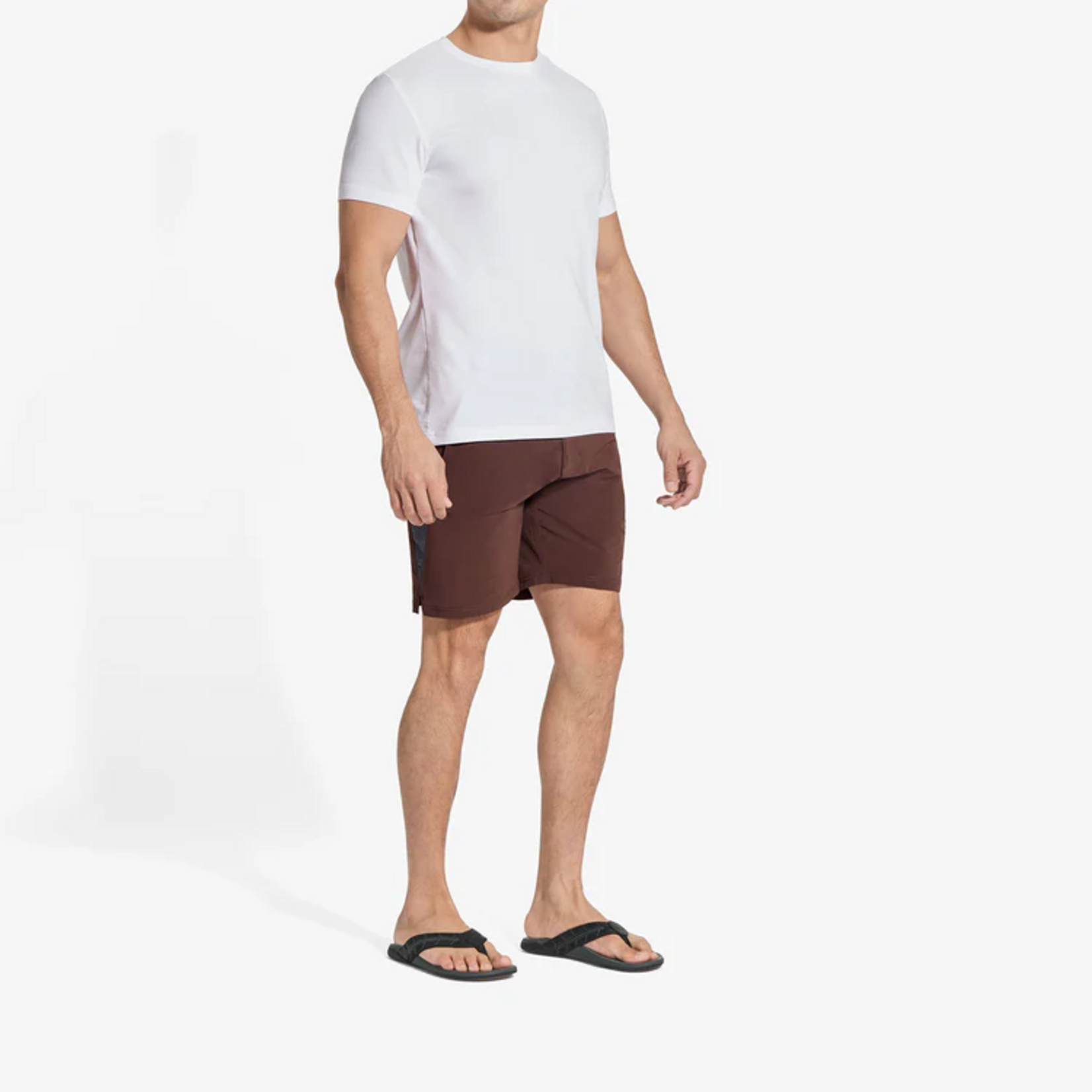 OluKai TUAHINE PALM SANDAL | Lava Rock/Dark Shadow