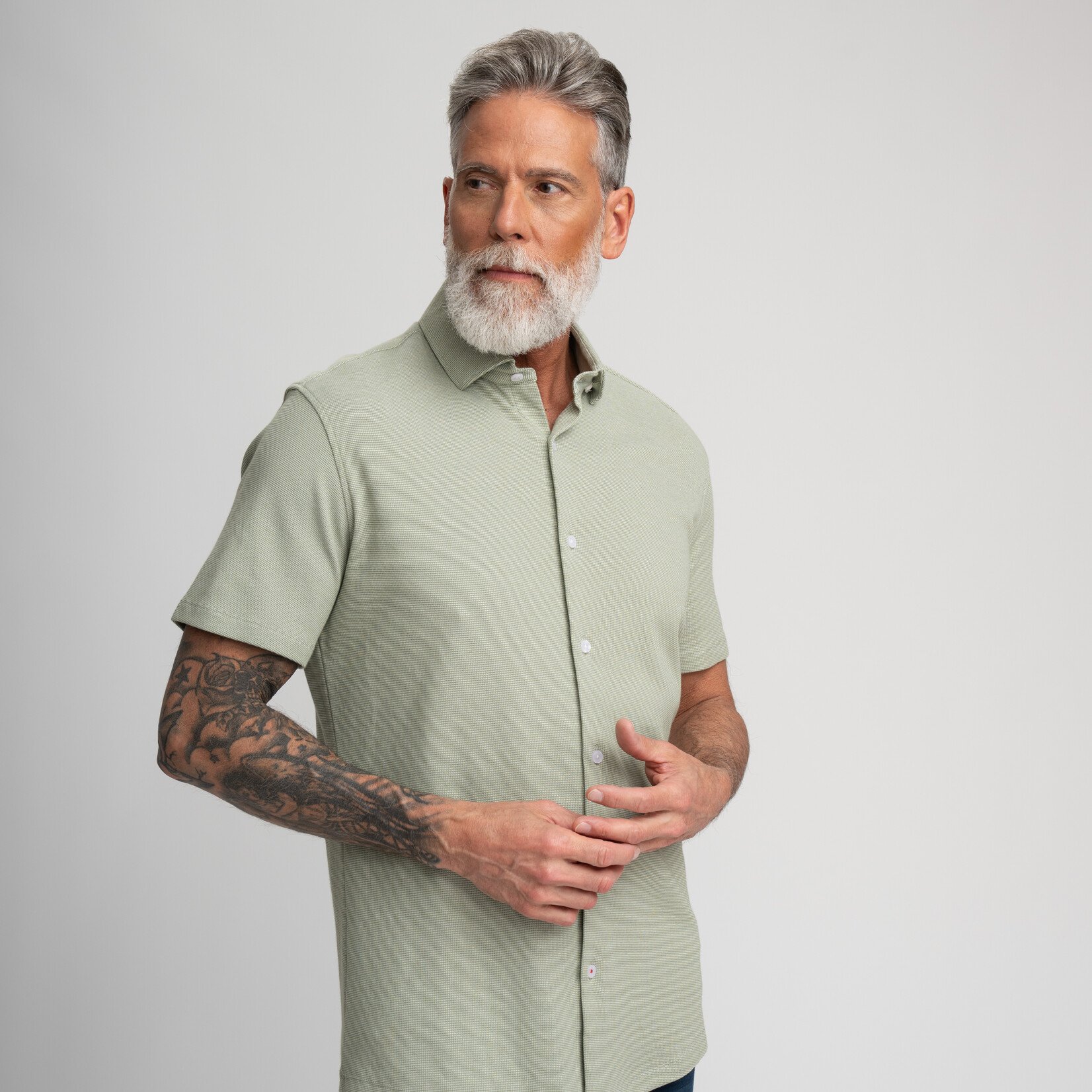 Stone Rose ORIGIN KNIT SHORT SLEEVE SHIRT