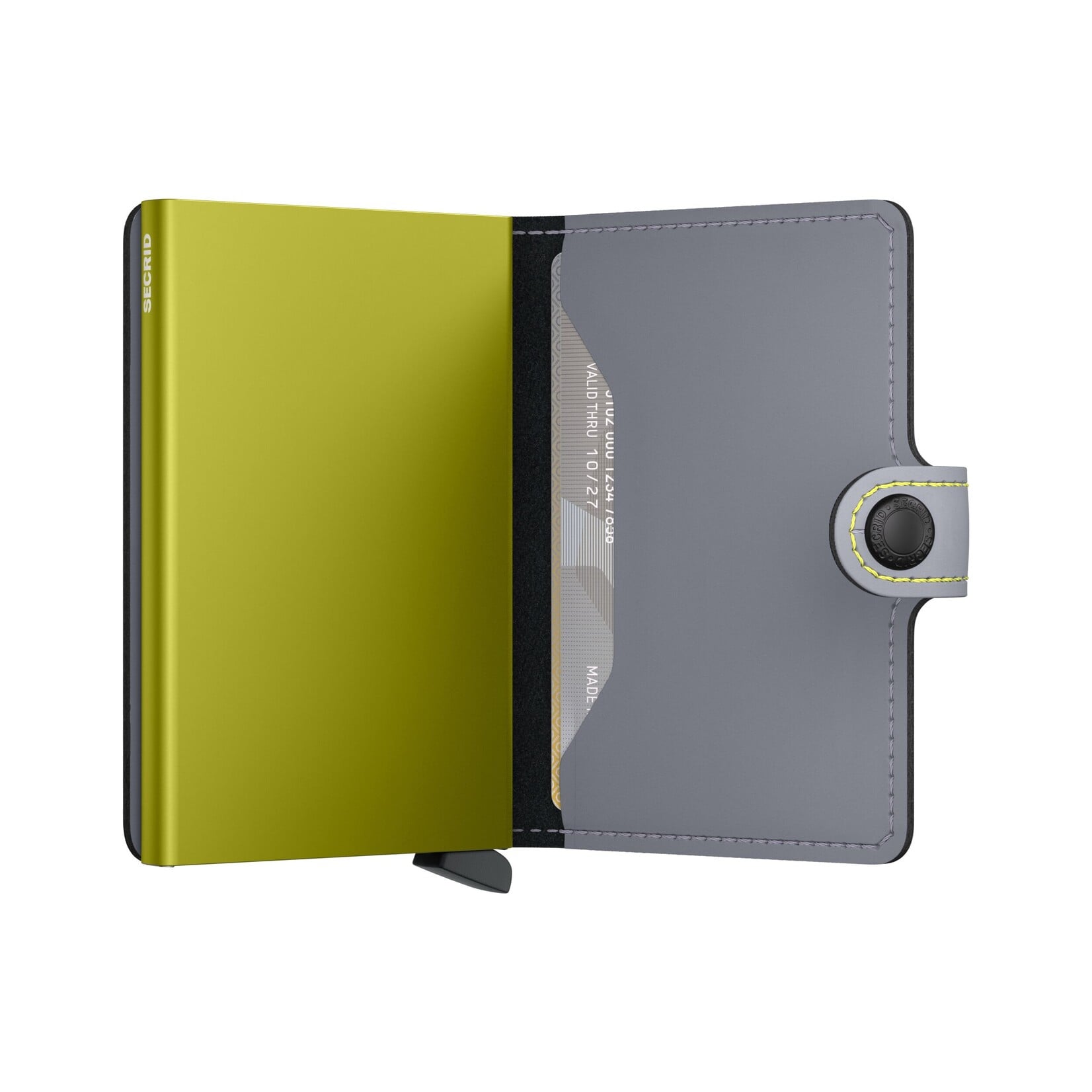 Secrid Secrid MATTE MINIWALLET | Grey-Lime