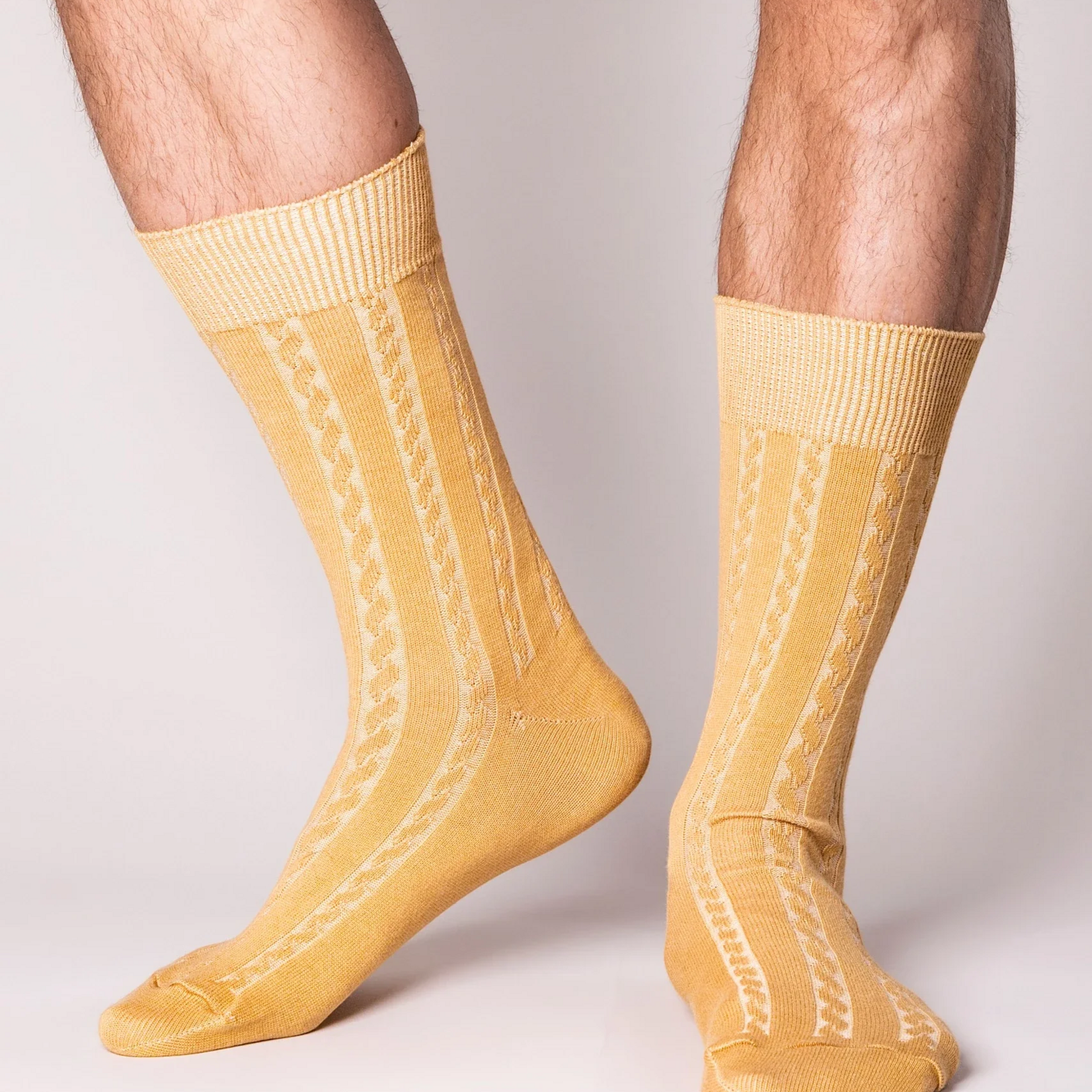OKAYOK OKAYOK  Cable Cotton Dress Sock