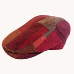 Magill Hat Manufacturing Inc A Fish Named Fred - Check Flatcap | Burgundy