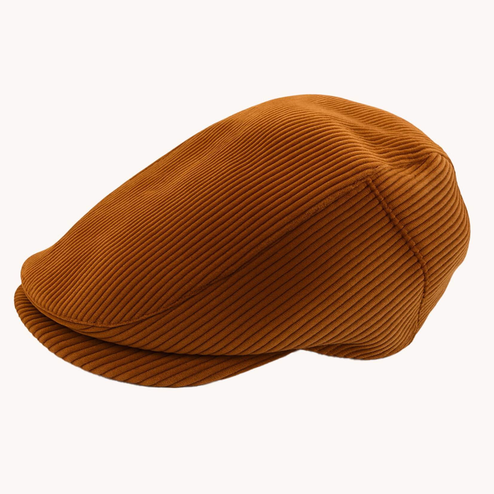 Magill Hat Manufacturing Inc RIB FLATCAP | Cognac