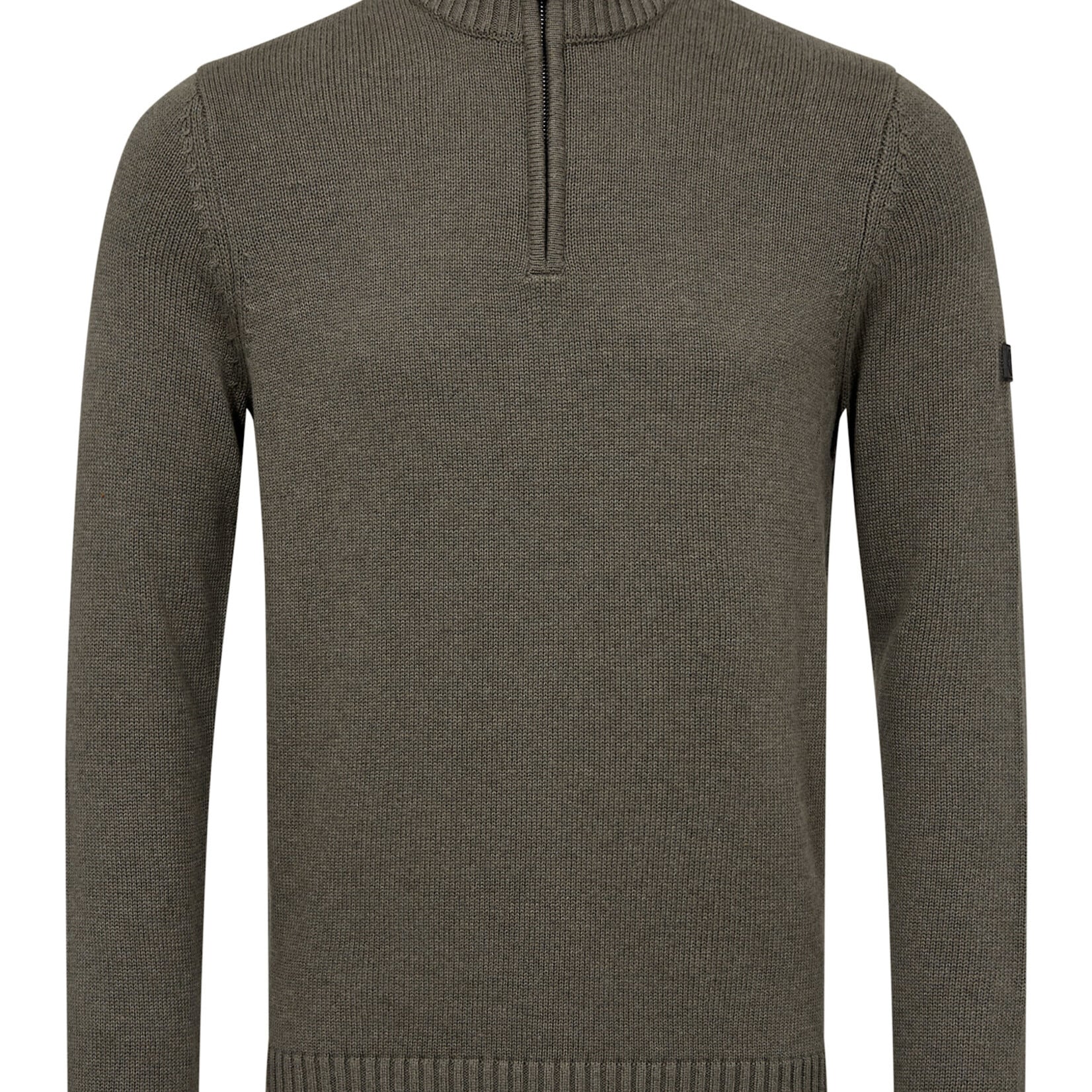 Bruun & Stengade CUNHA QUARTER-ZIP SWEATER