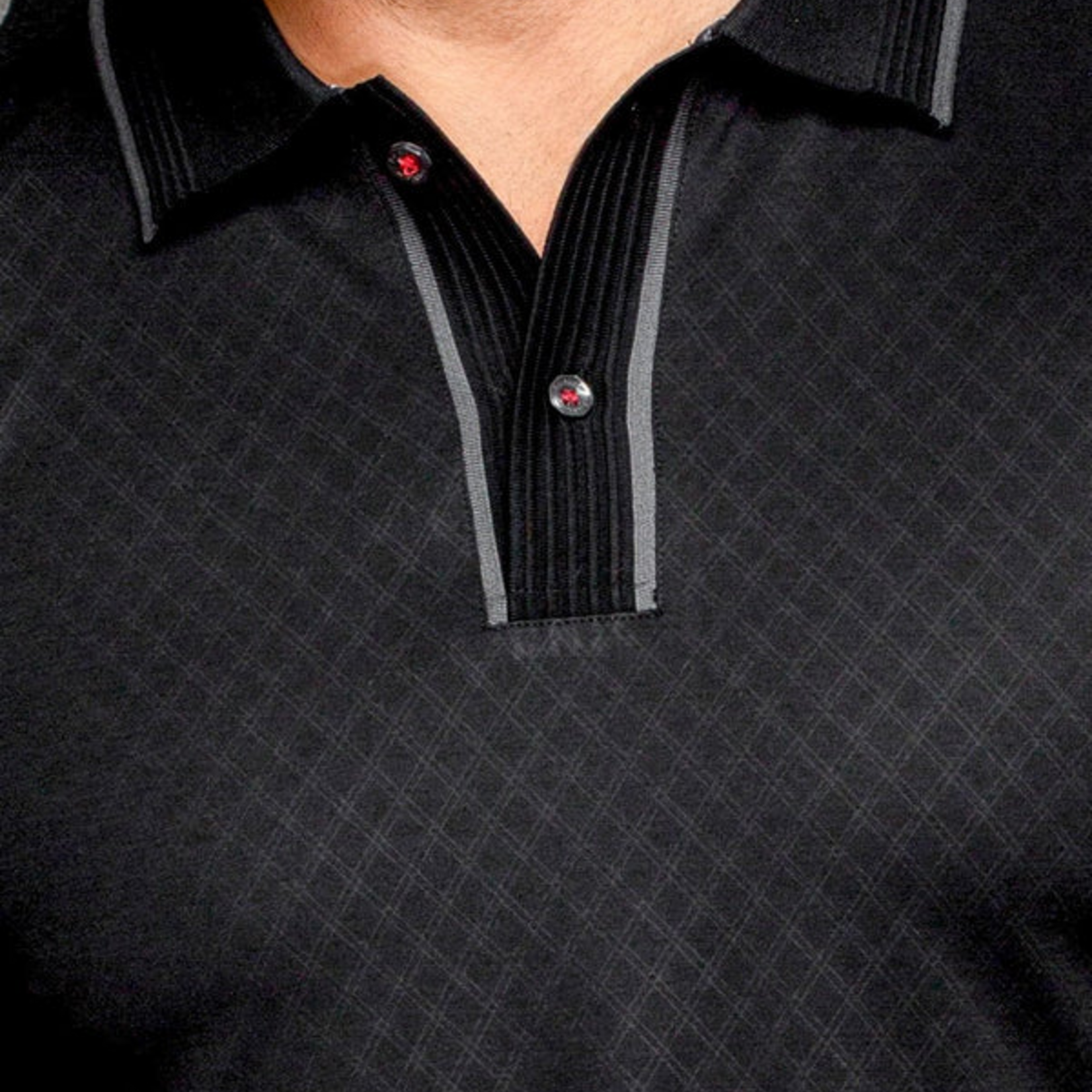 Au Noir KANT Long Sleeve Polo