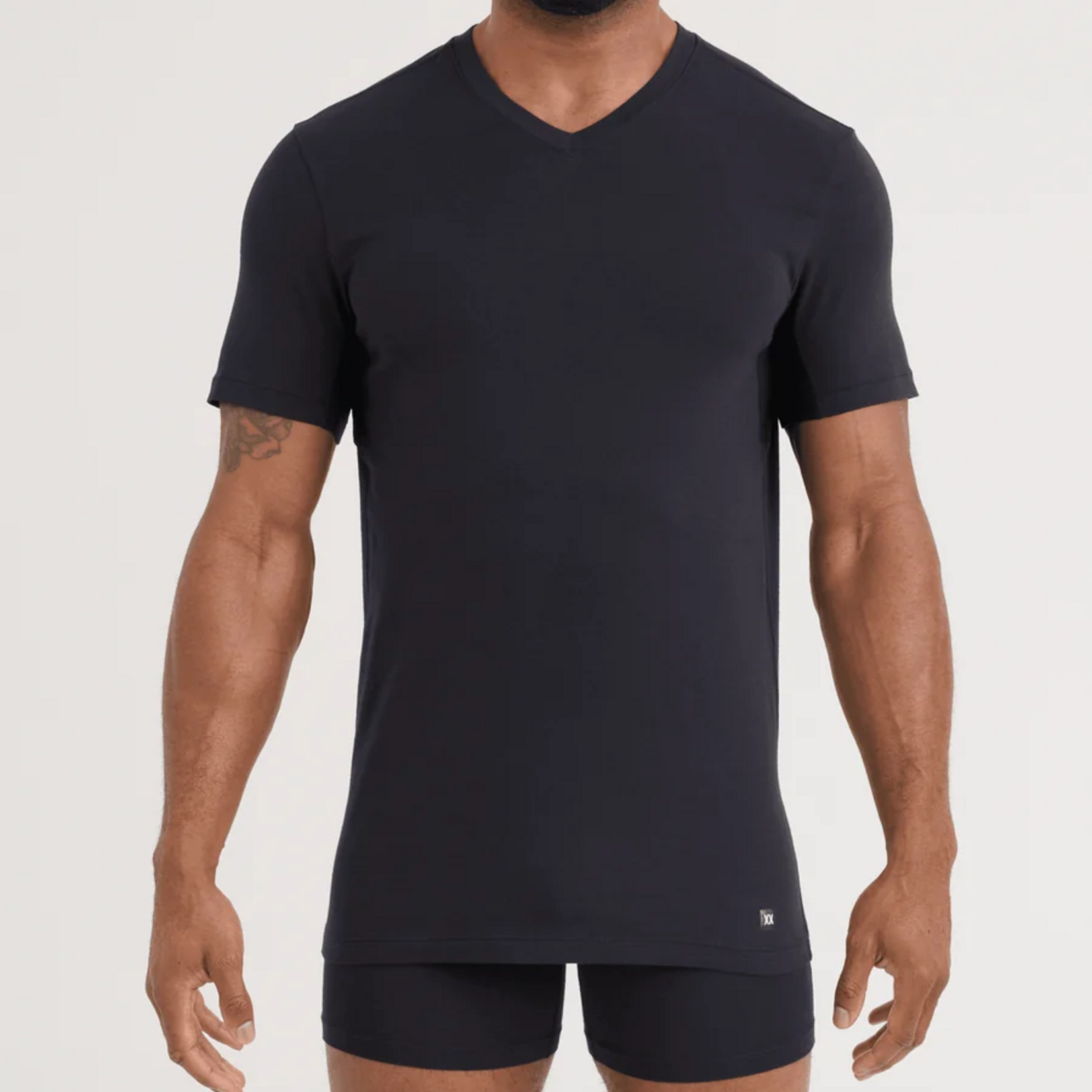SAXX DropTemp® DRY COTTON  Cooling V-Neck Undershirt