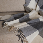 Highland Tartan Tweeds FOXFORD  - Classic Foxford Check Throw | 3387/B2|
