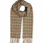 Highland Tartan Tweeds FOXFORD  - Trad. Houndstooth Scarf | 3550/A1